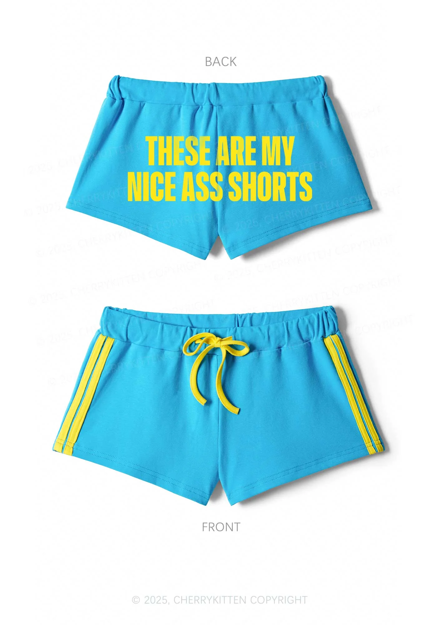 My Nice Axx Y2K Drawstring Mini Shorts Cherrykitten - Image 3