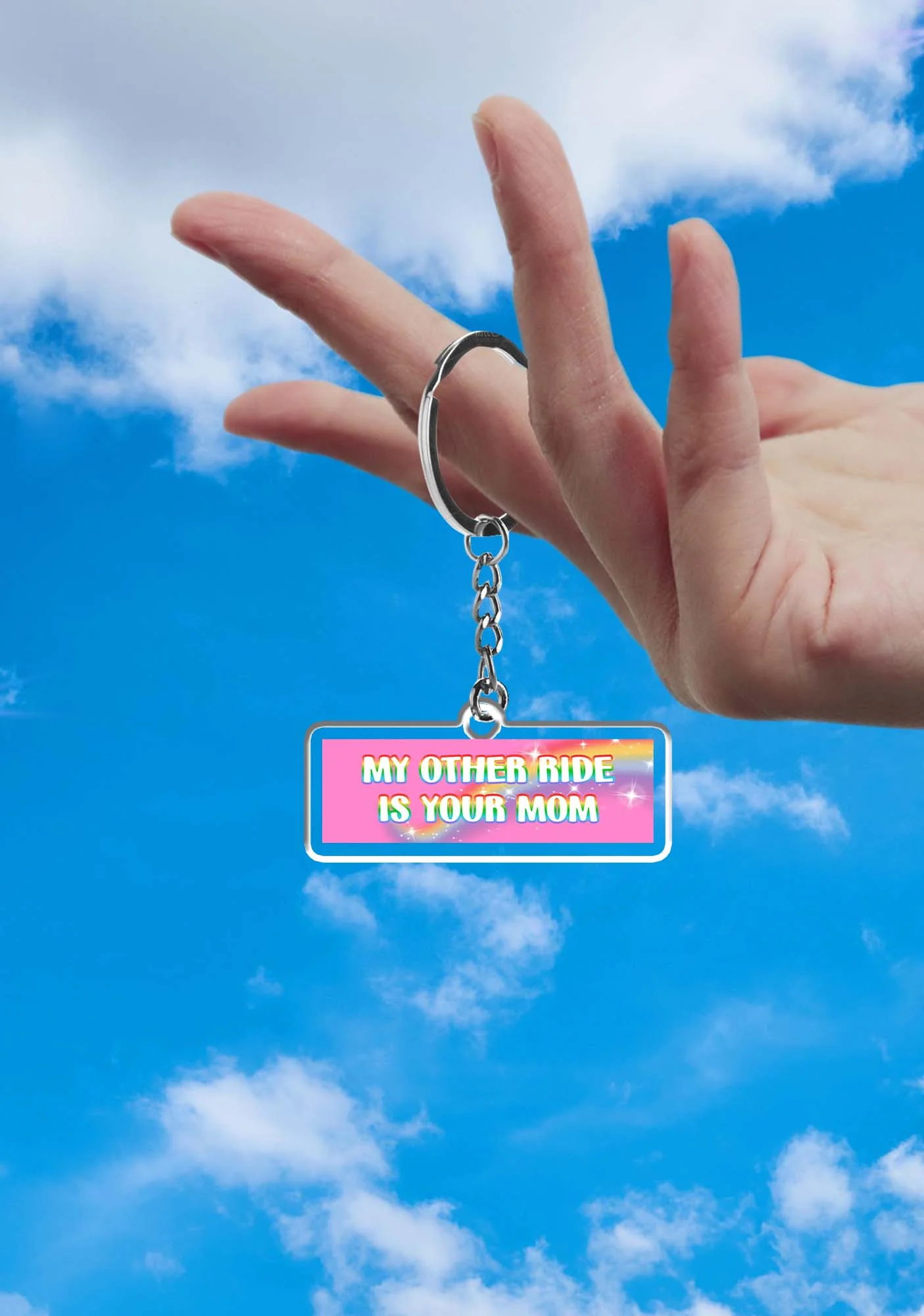 My Other Ride 1Pc Y2K Keychain Cherrykitten - Image 2