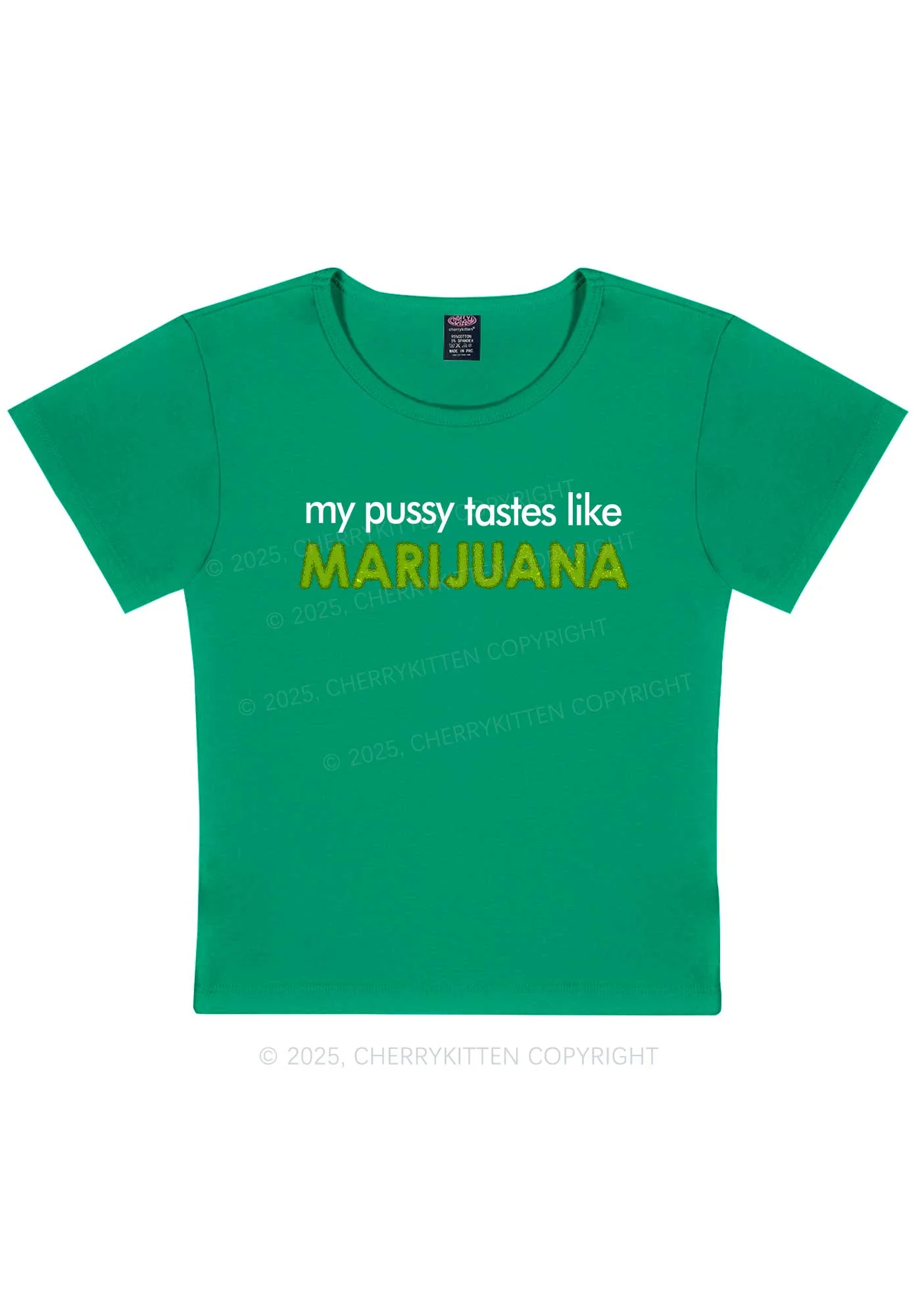 My Puxxy Tastes Y2K Baby Tee Cherrykitten - Image 11