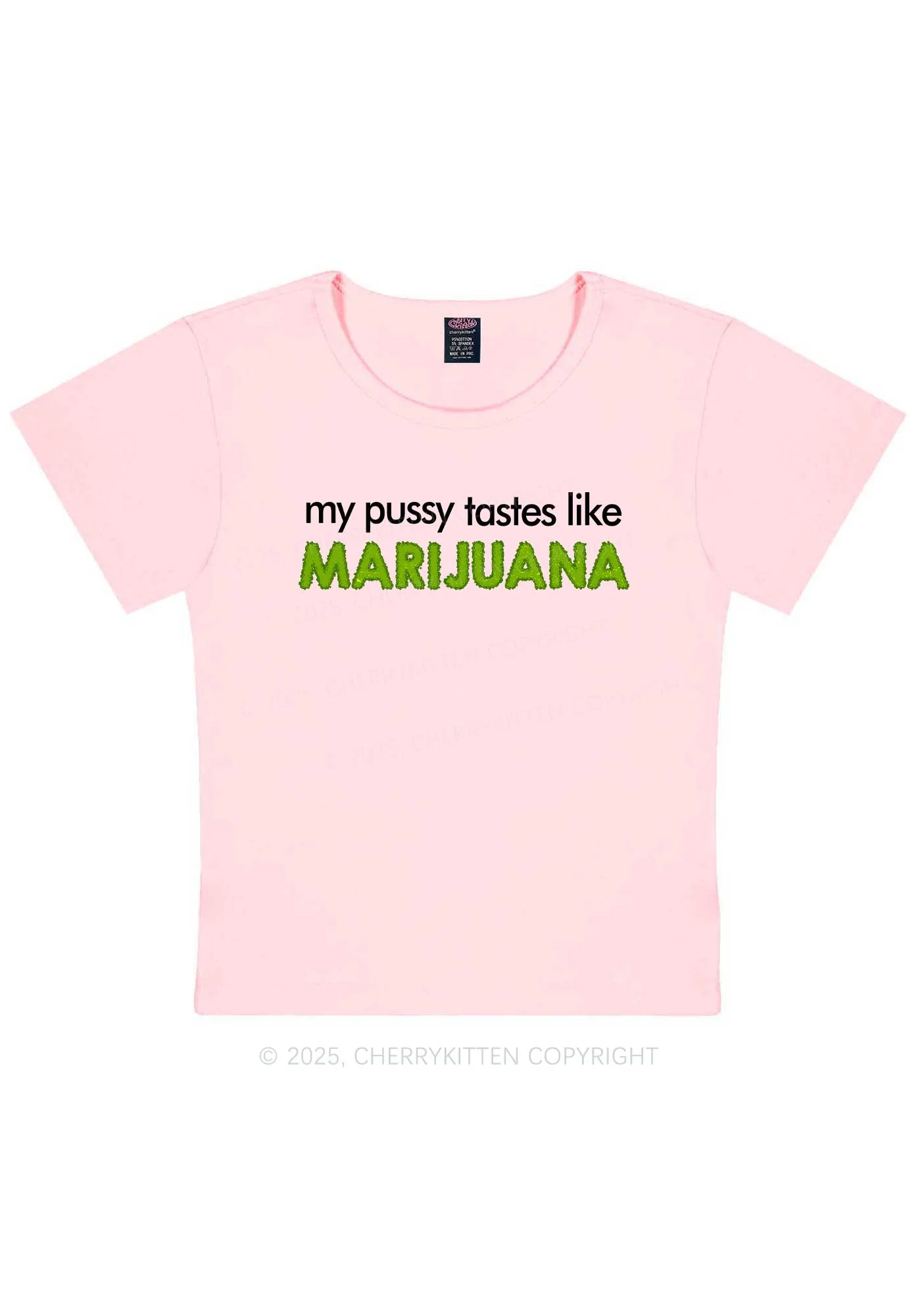 My Puxxy Tastes Y2K Baby Tee Cherrykitten - Image 12