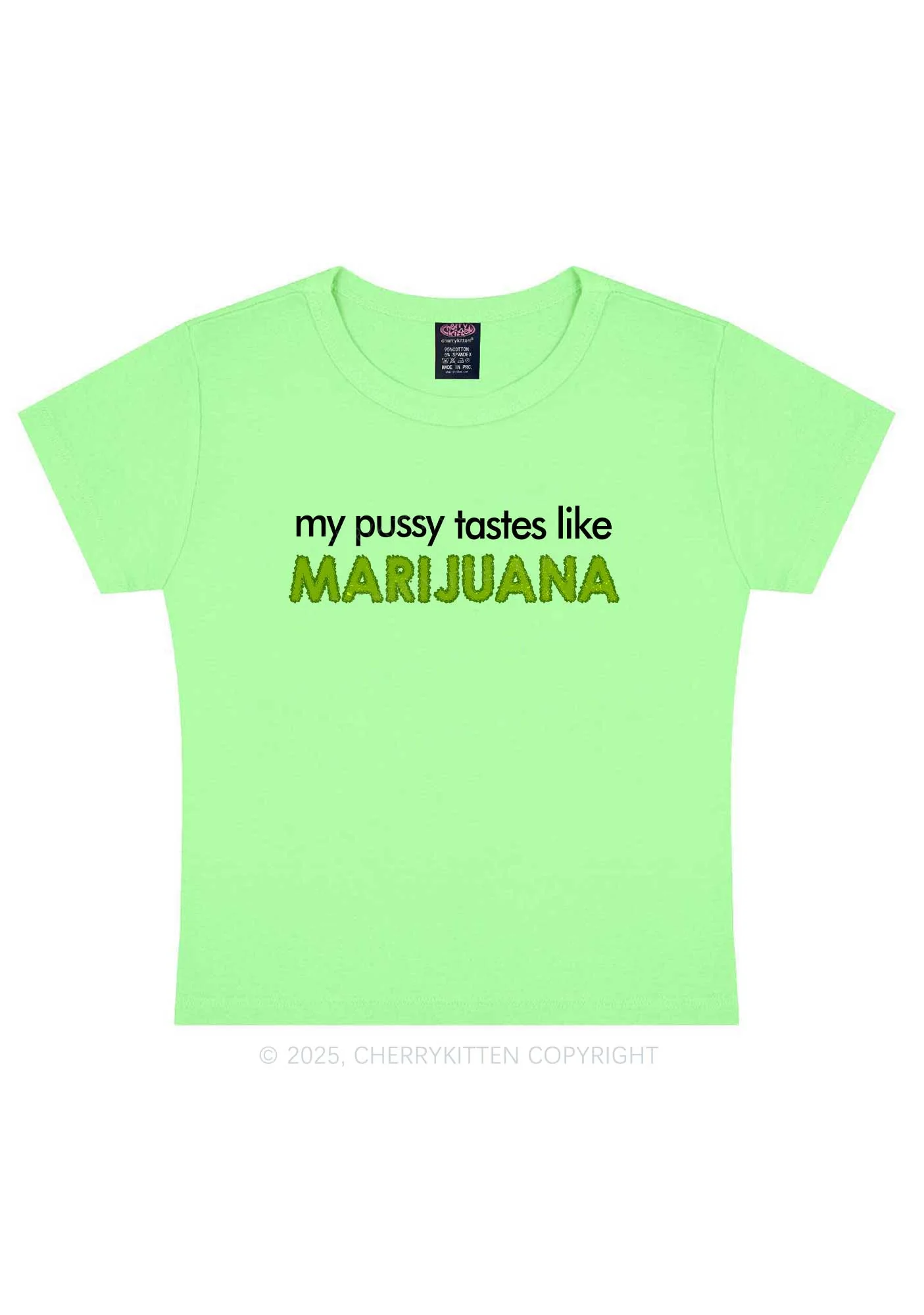 My Puxxy Tastes Y2K Baby Tee Cherrykitten - Image 13