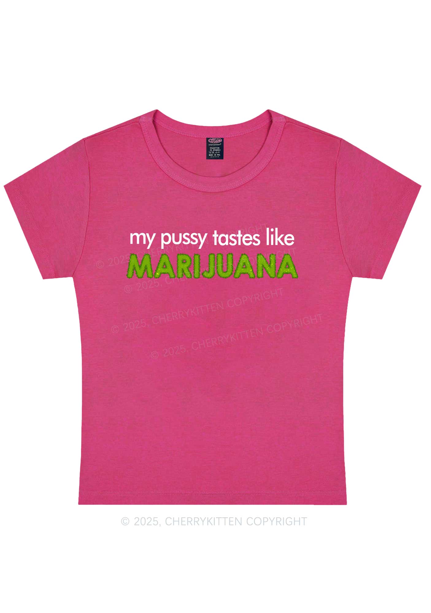 My Puxxy Tastes Y2K Baby Tee Cherrykitten - Image 7