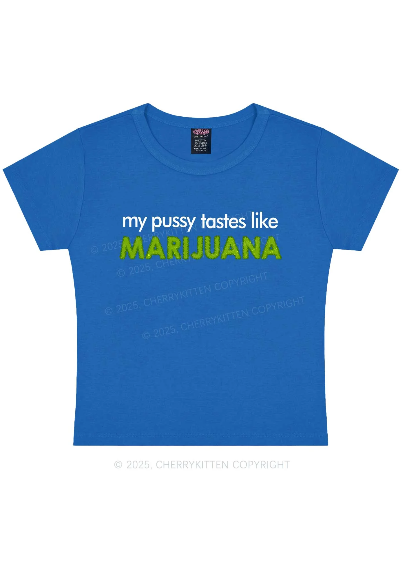 My Puxxy Tastes Y2K Baby Tee Cherrykitten - Image 9