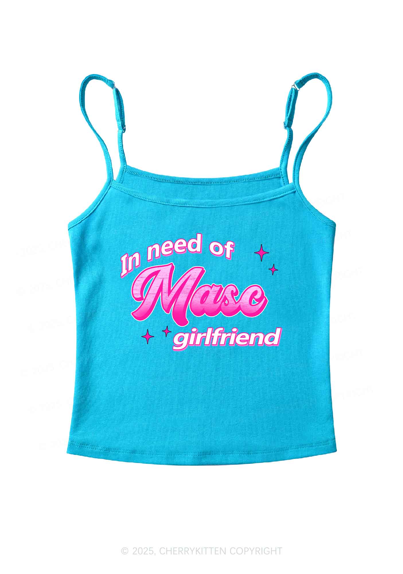 Need Masc Girlfriend Pride Y2K Spaghetti Strap Cami Cherrykitten - Image 5