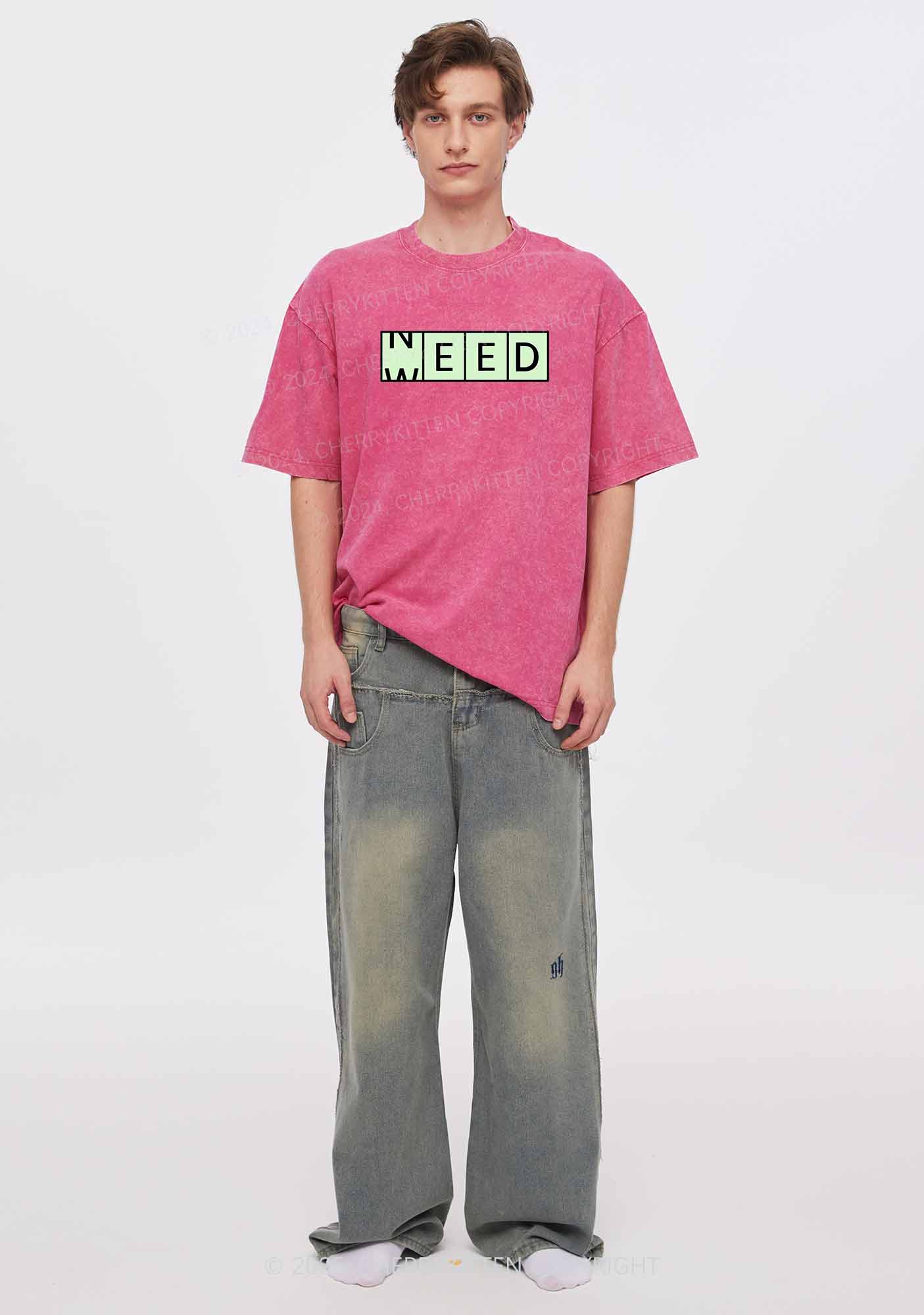 Need Wxxd Y2K Washed Tee Cherrykitten - Image 2
