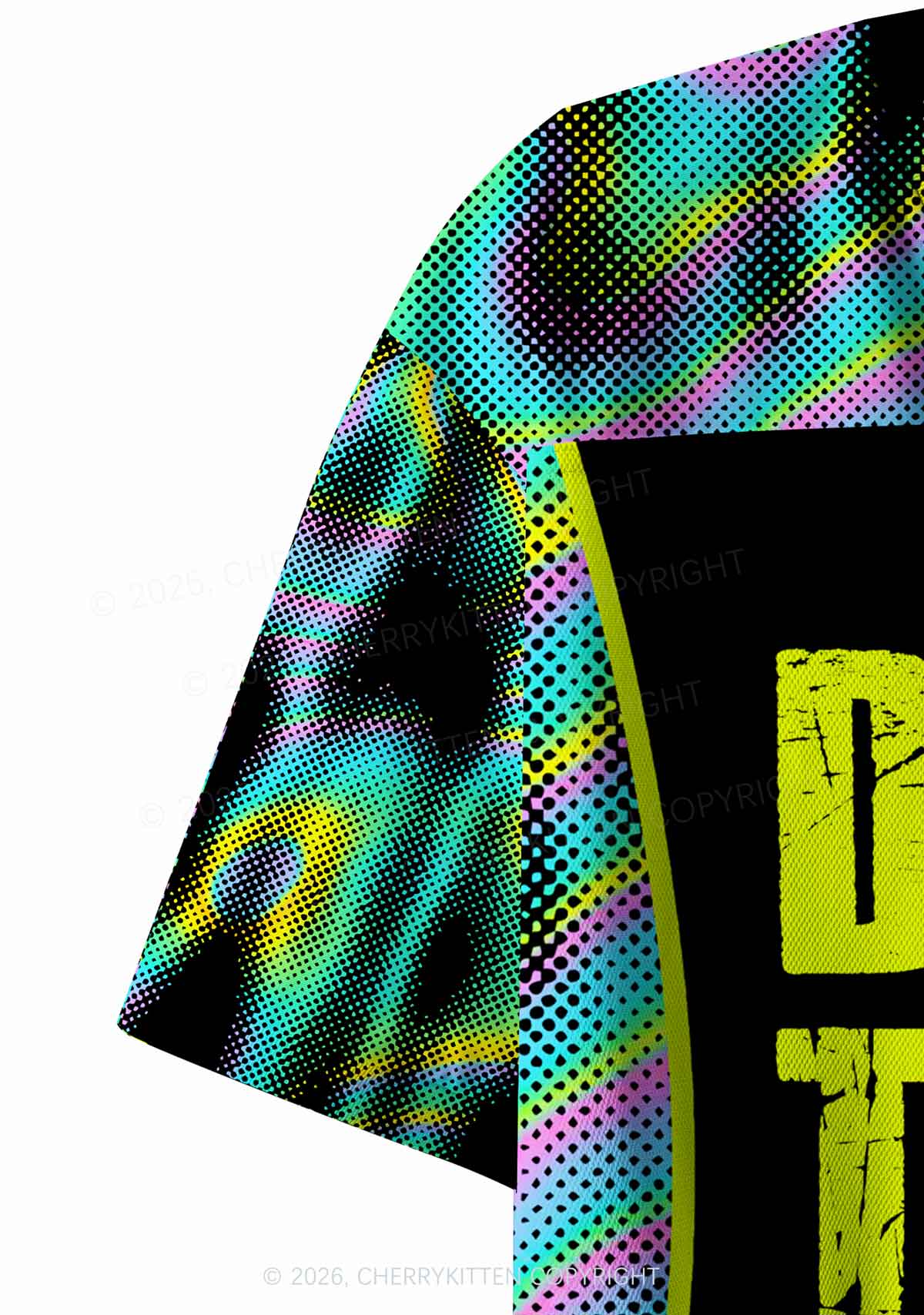 Neon Dibs On The DJ Y2K Crop Sport Jersey Shirts Cherrykitten - Image 6