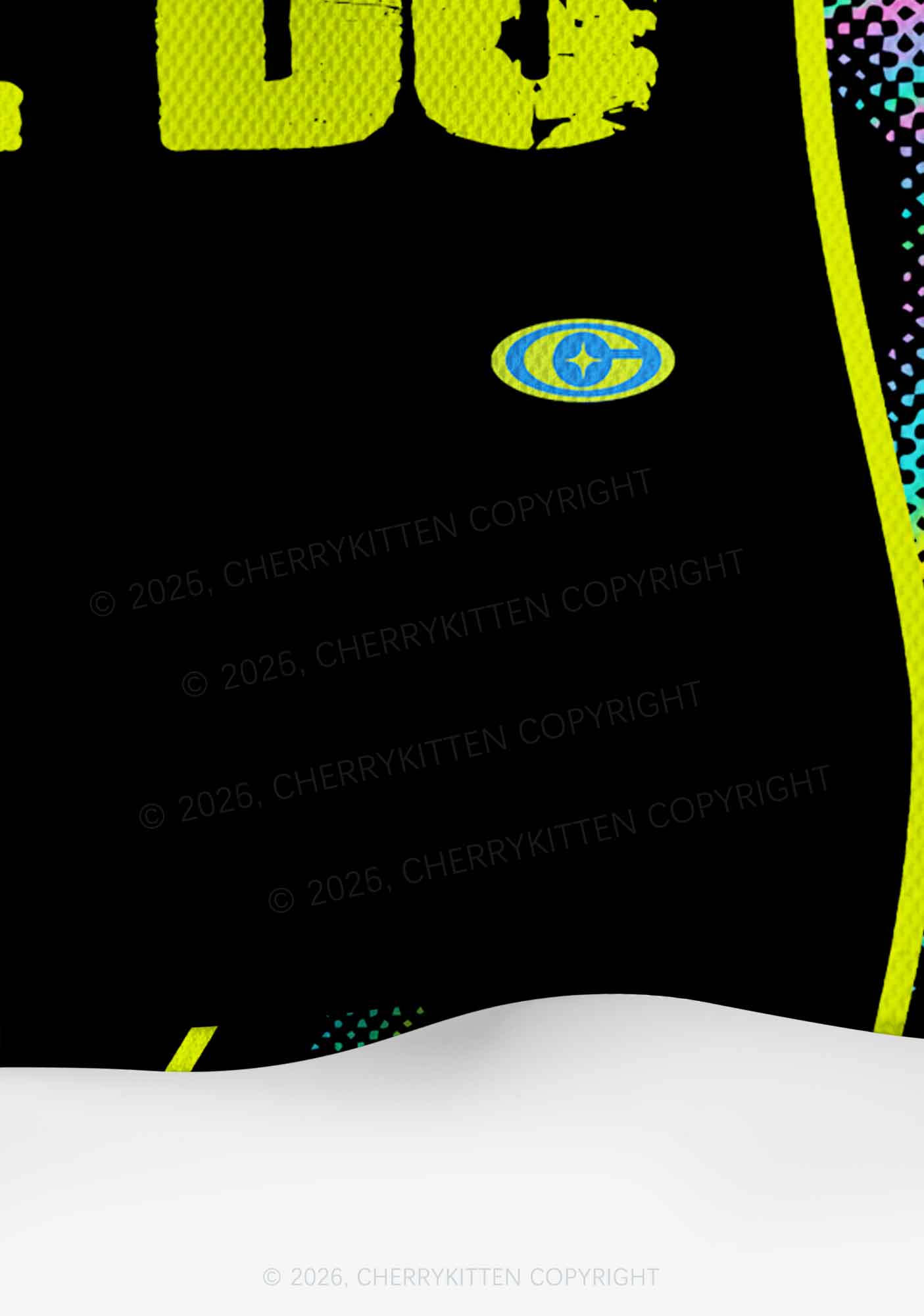 Neon Dibs On The DJ Y2K Crop Sport Jersey Shirts Cherrykitten - Image 7