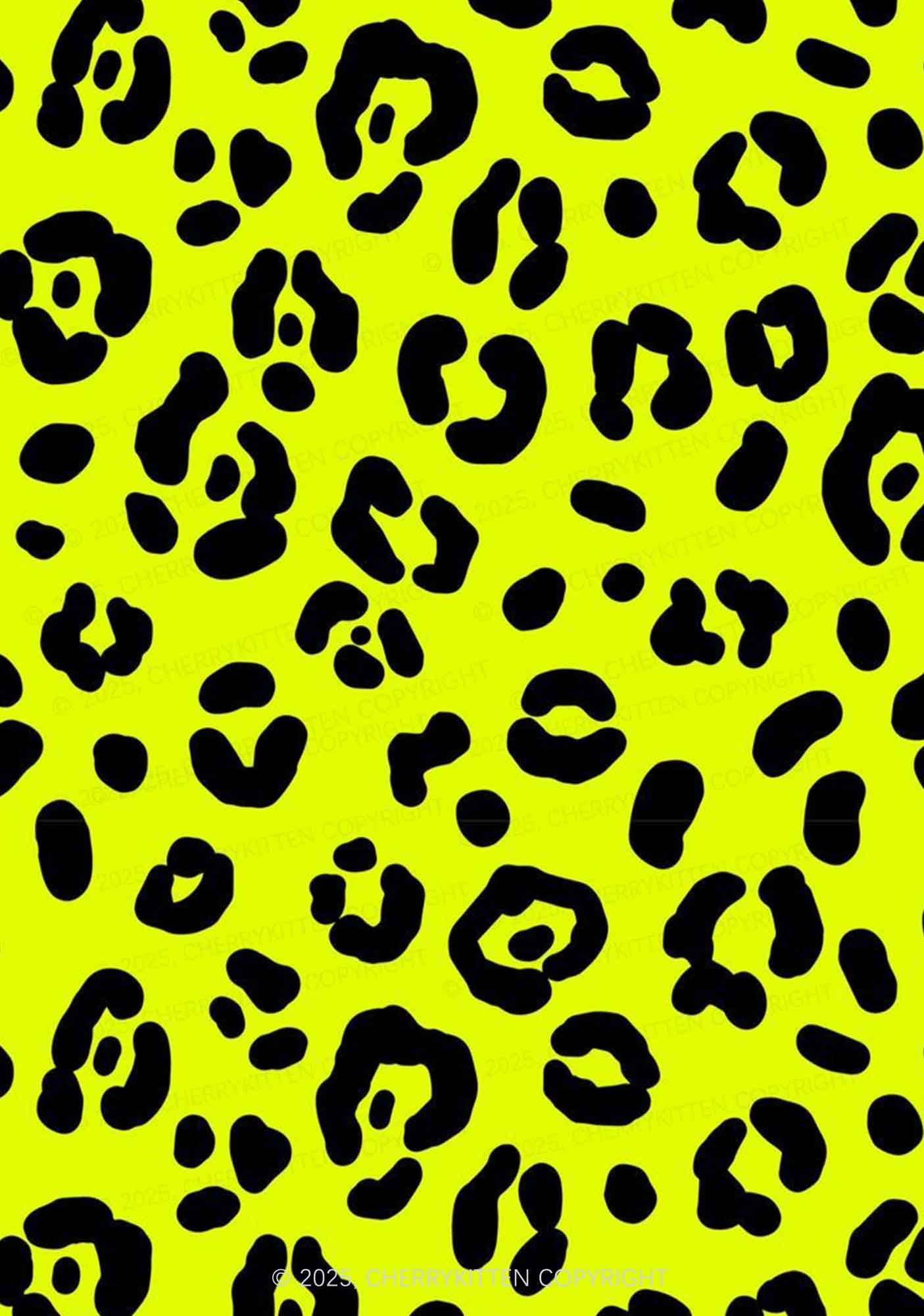 Neon Leopard Y2K Print Bikini Set Cherrykitten - Image 2