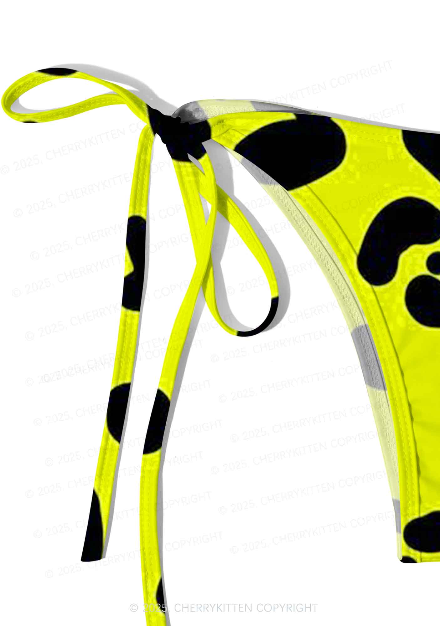 Neon Leopard Y2K Print Bikini Set Cherrykitten - Image 5