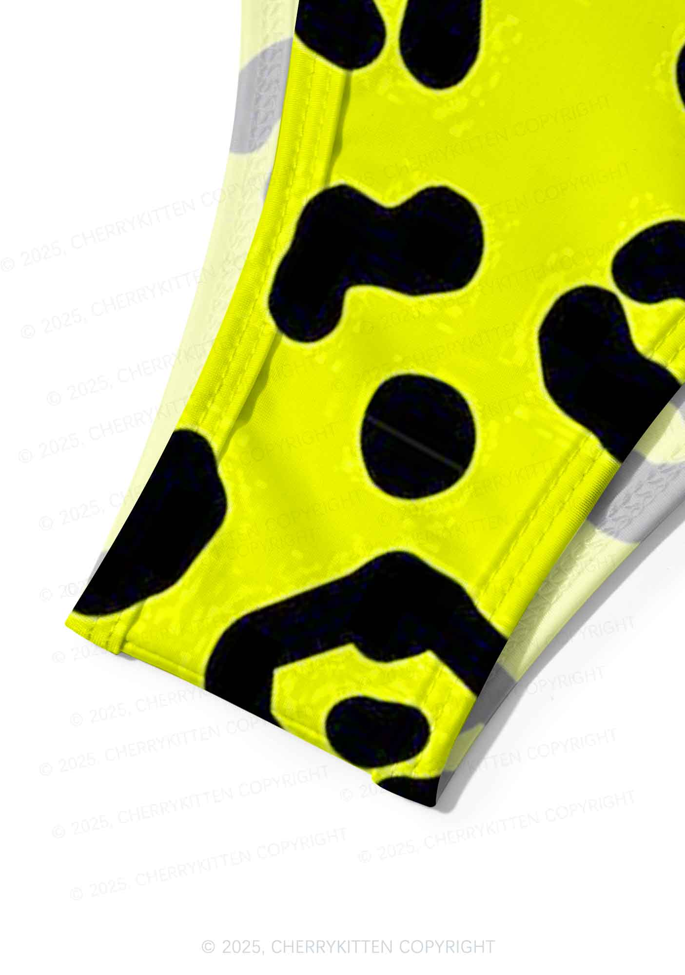 Neon Leopard Y2K Print Bikini Set Cherrykitten - Image 6