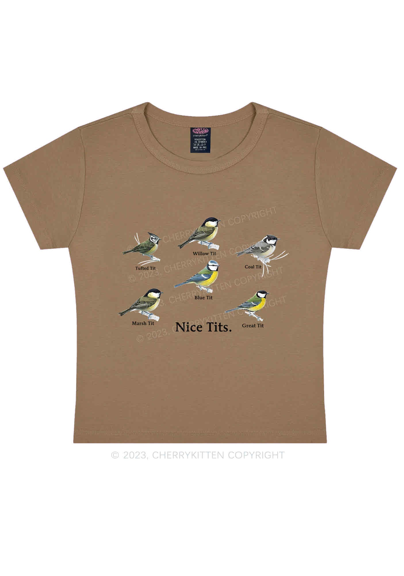 Nice Txts Category Y2K Baby Tee Cherrykitten - Image 8