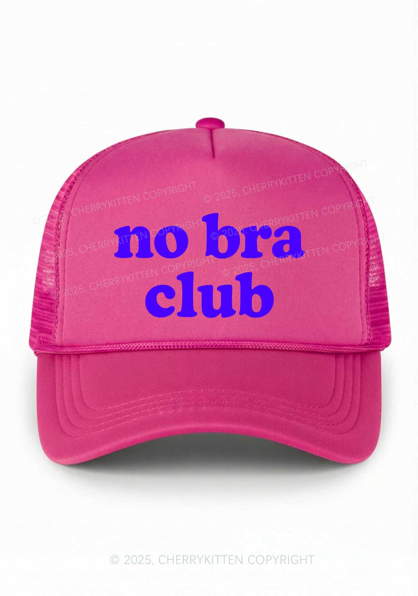 No Bra Club Y2K Trucker Hat Cherrykitten - Image 4