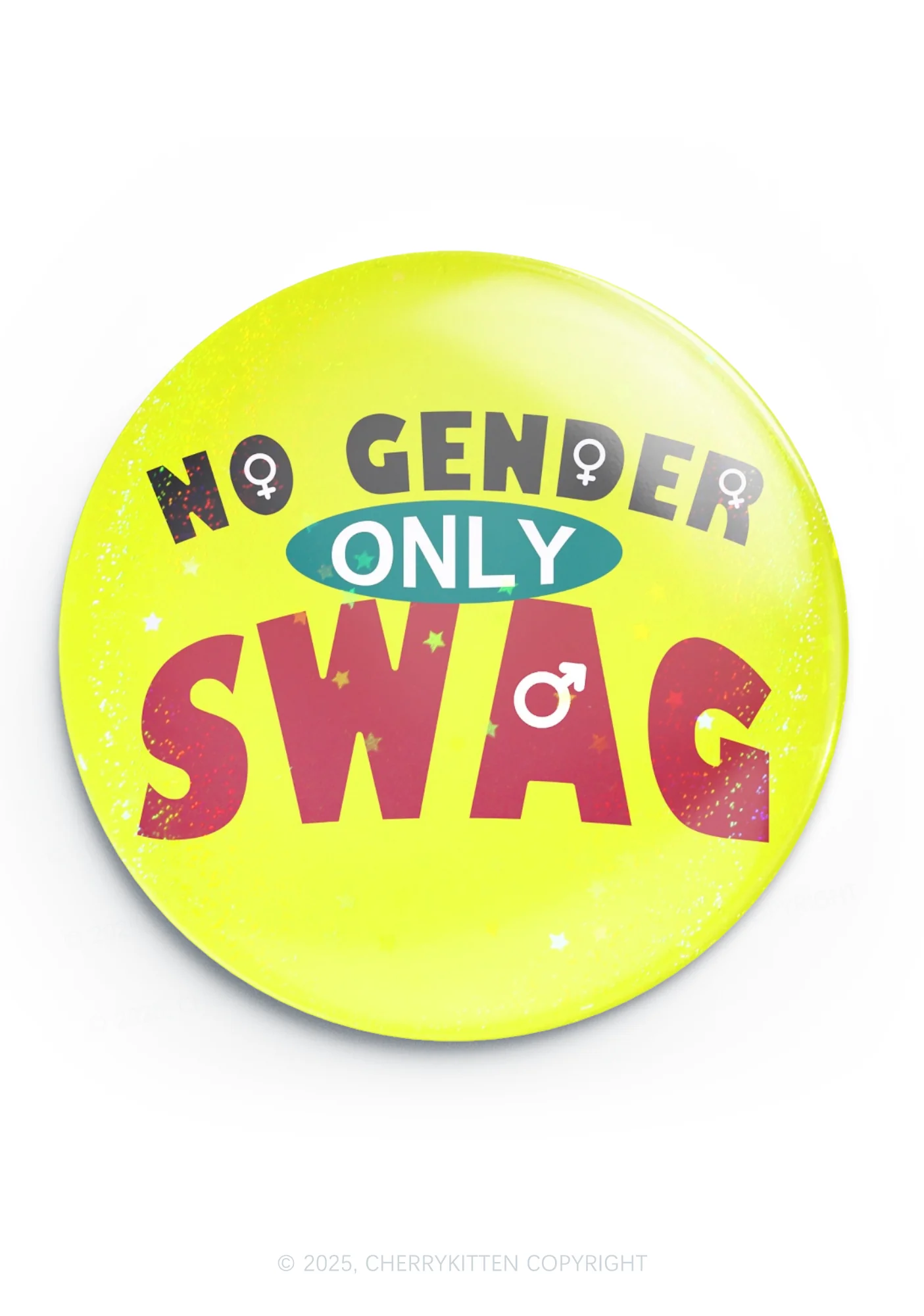 No Gender Only Swag Pride 1Pc Y2K Pin Badge Cherrykitten - Image 3