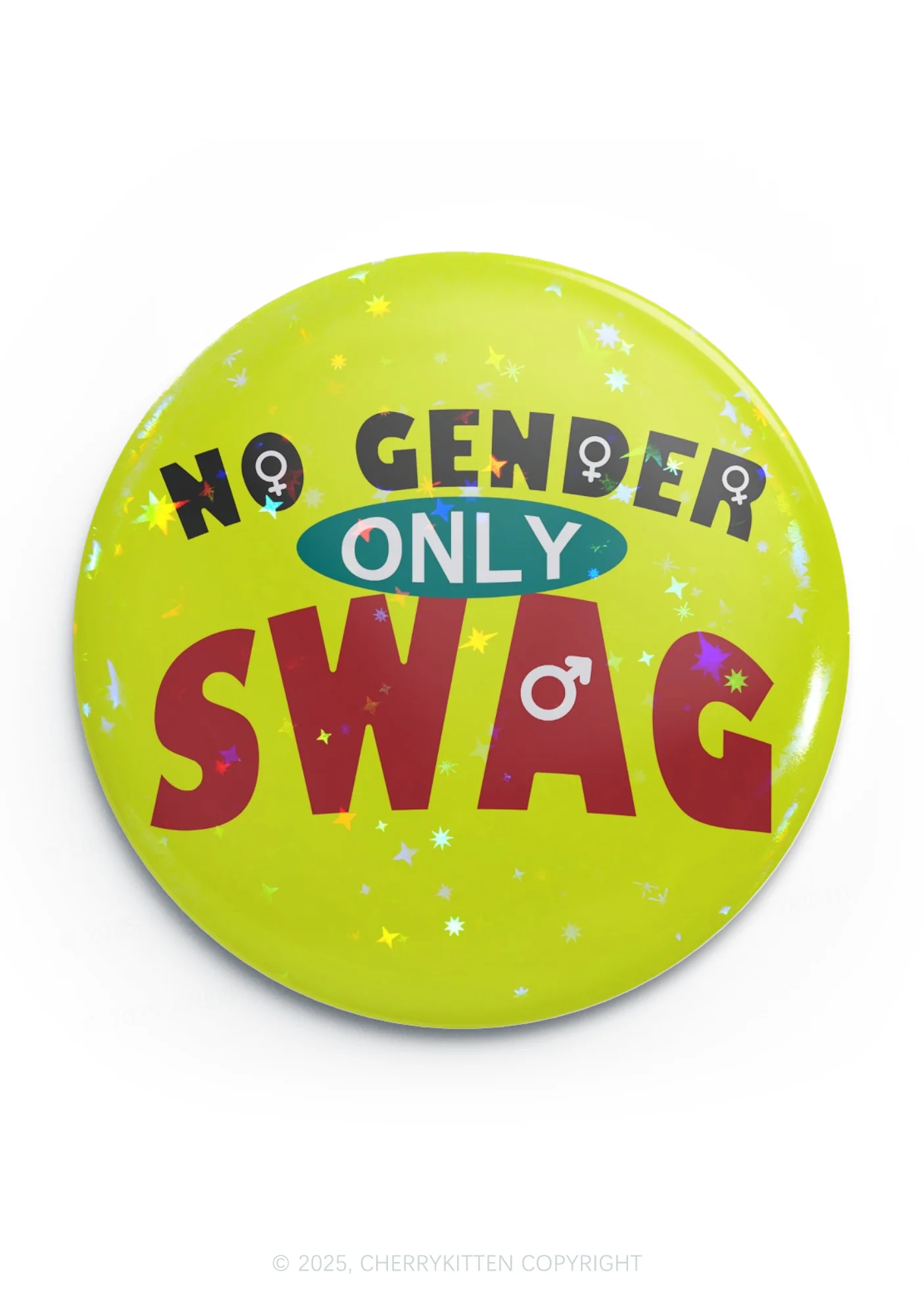 No Gender Only Swag Pride 1Pc Y2K Pin Badge Cherrykitten - Image 4
