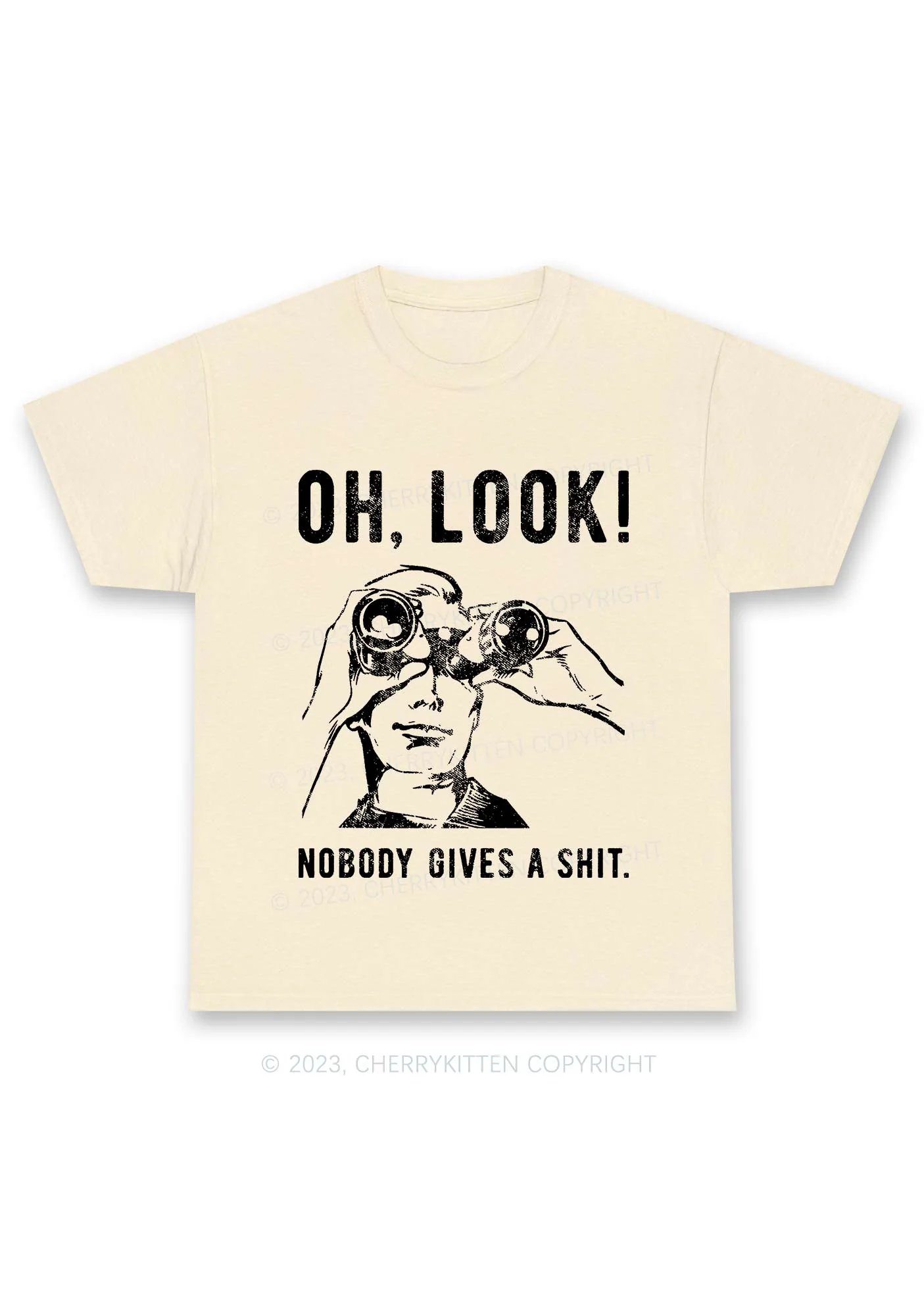 Nobody Gives A Shxt Chunky Shirt Cherrykitten - Image 2