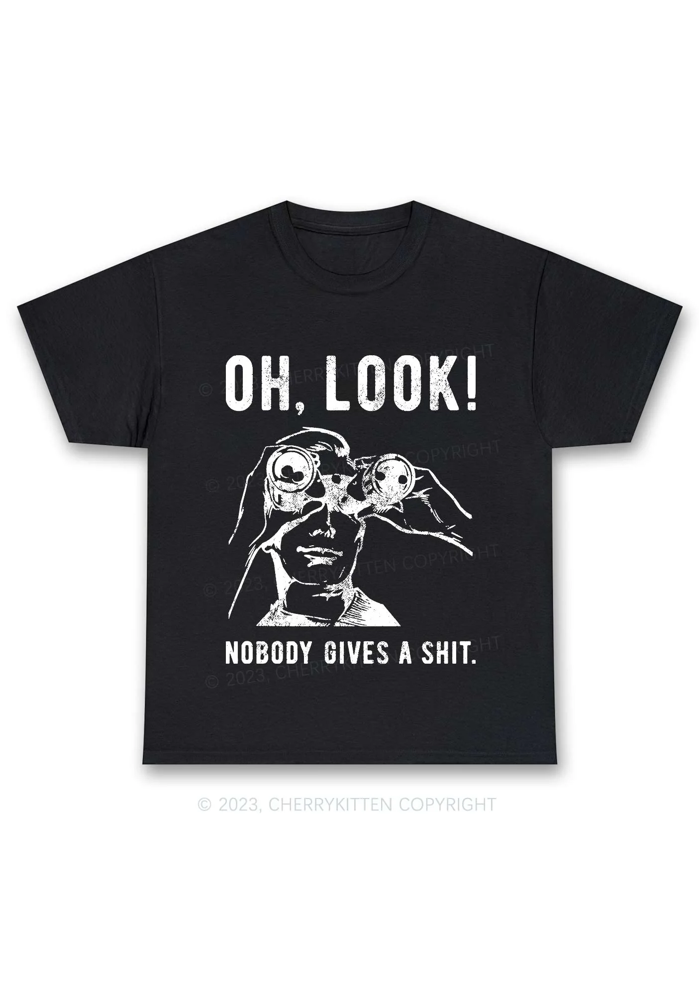 Nobody Gives A Shxt Chunky Shirt Cherrykitten - Image 3