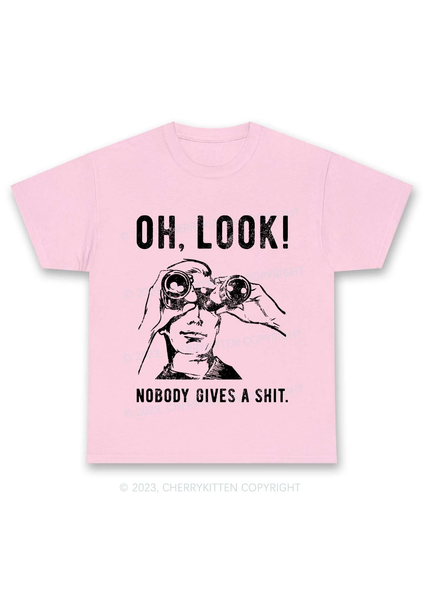 Nobody Gives A Shxt Chunky Shirt Cherrykitten - Image 4