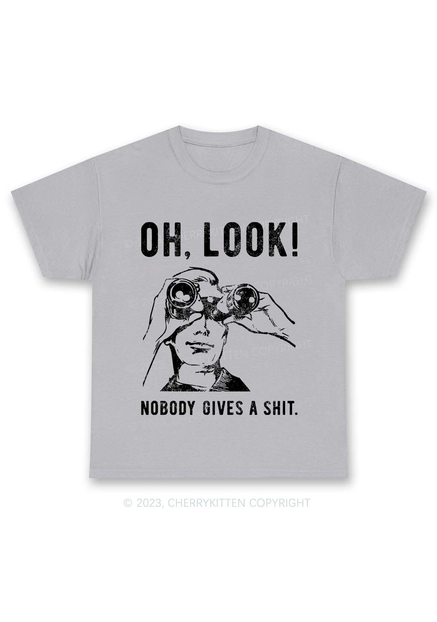Nobody Gives A Shxt Chunky Shirt Cherrykitten - Image 5