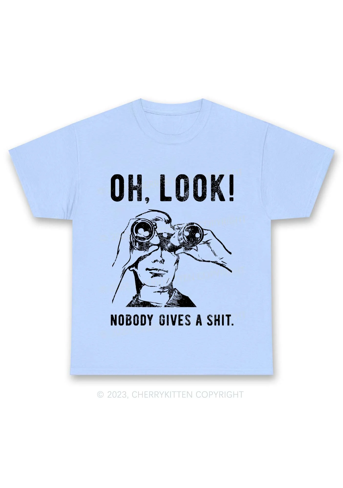 Nobody Gives A Shxt Chunky Shirt Cherrykitten - Image 6