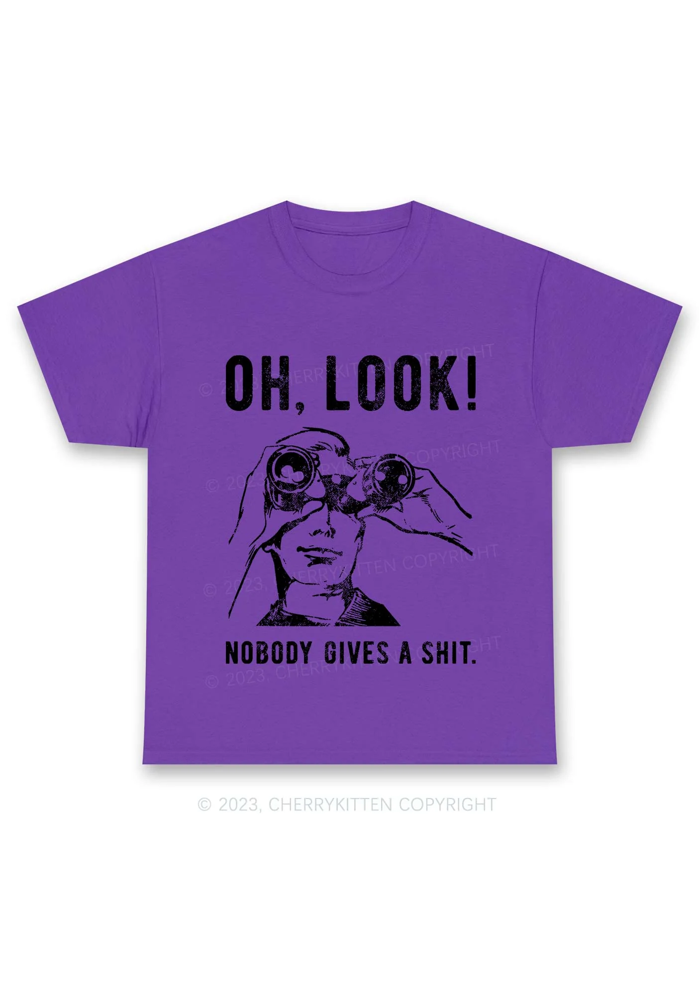 Nobody Gives A Shxt Chunky Shirt Cherrykitten - Image 7