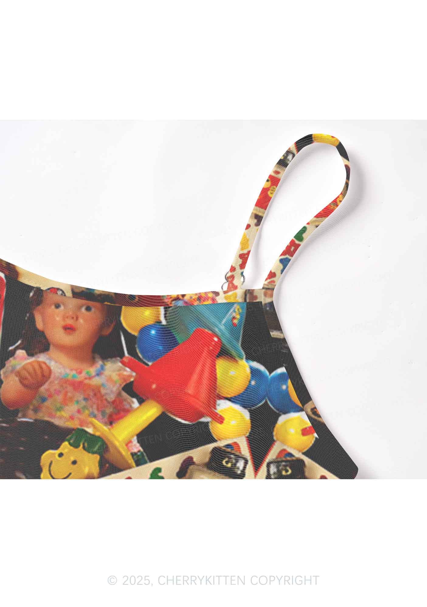 Nostalgic Childhood Y2K Mesh Cami Tank Cherrykitten - Image 5