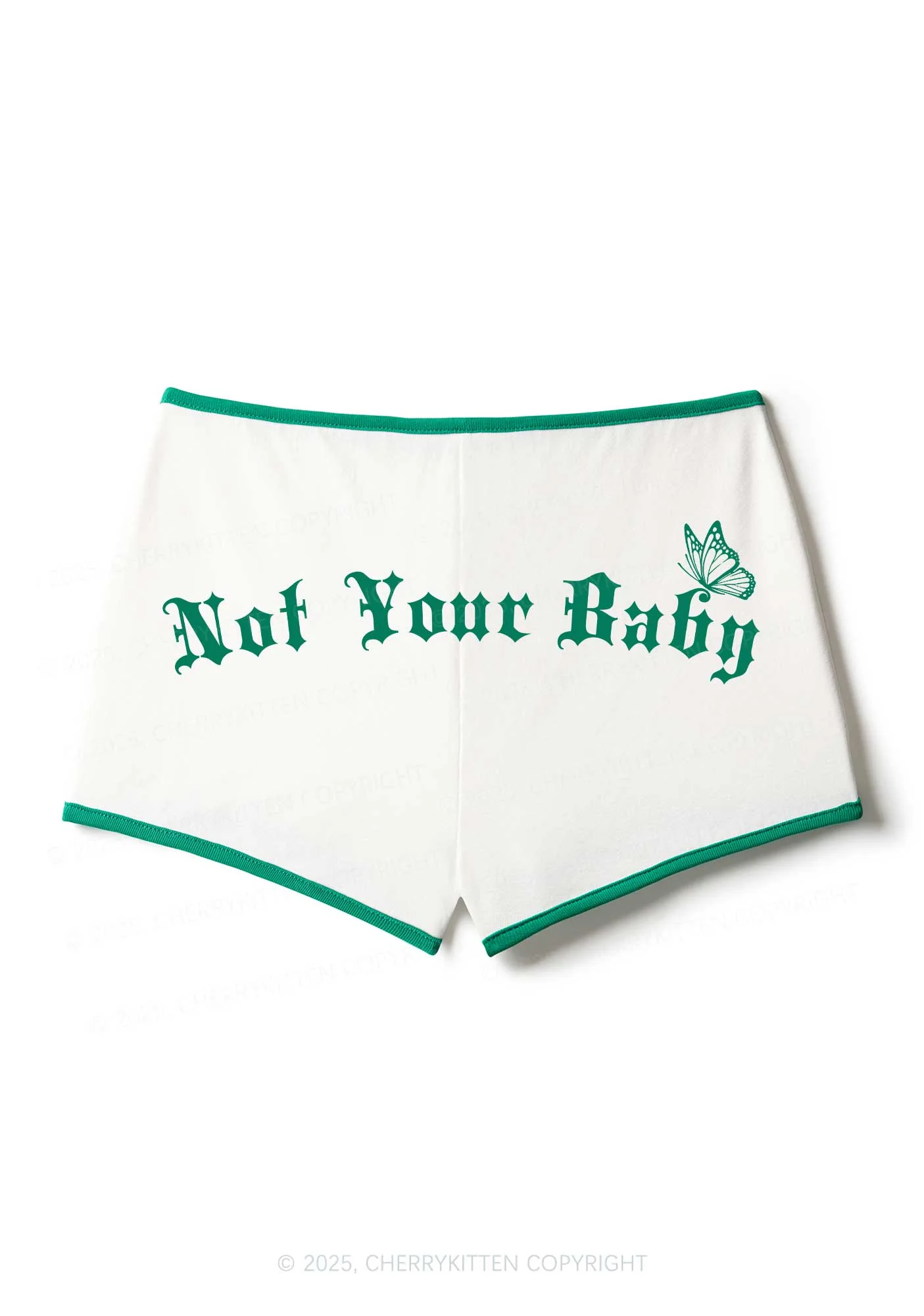 Not Your Baby Y2K Booty Shorts Cherrykitten - Image 2