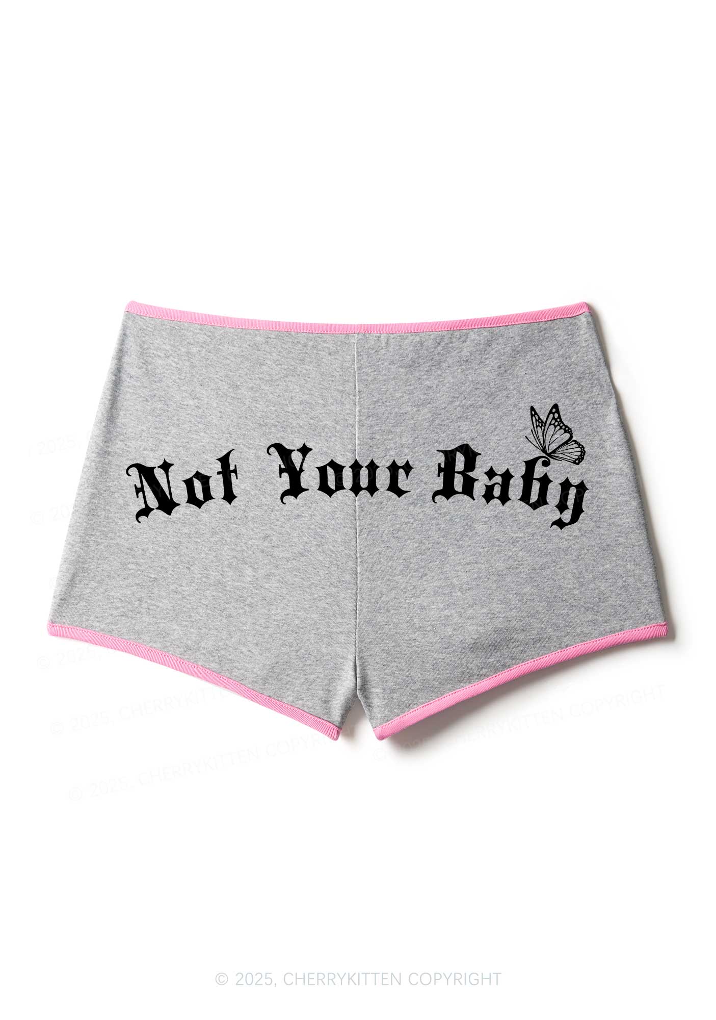 Not Your Baby Y2K Booty Shorts Cherrykitten - Image 4
