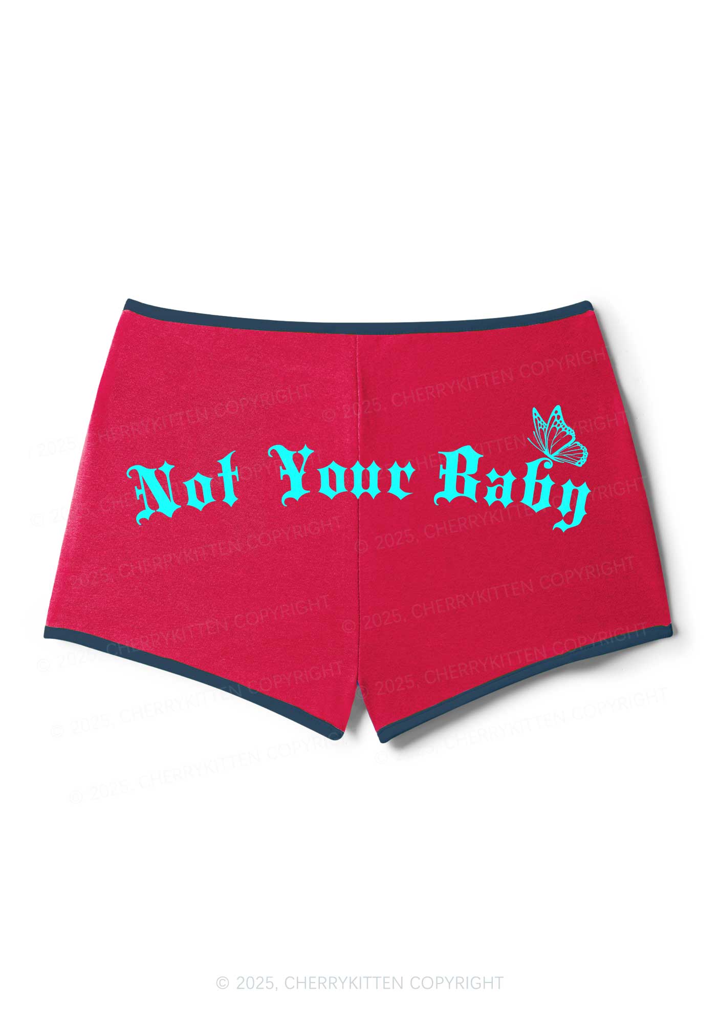 Not Your Baby Y2K Booty Shorts Cherrykitten - Image 5