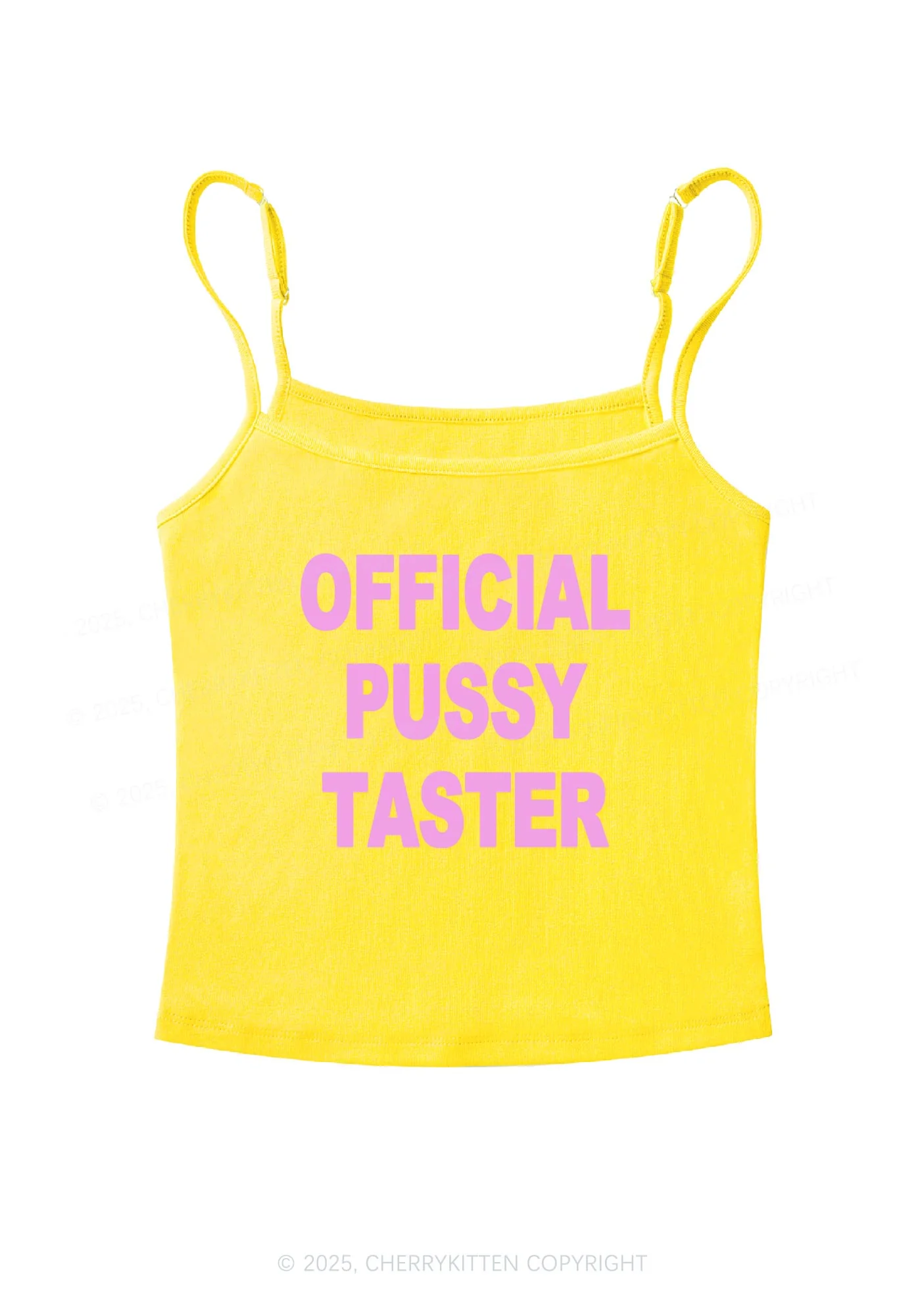 Official Puxxy Taster Y2K Spaghetti Strap Cami Cherrykitten - Image 5