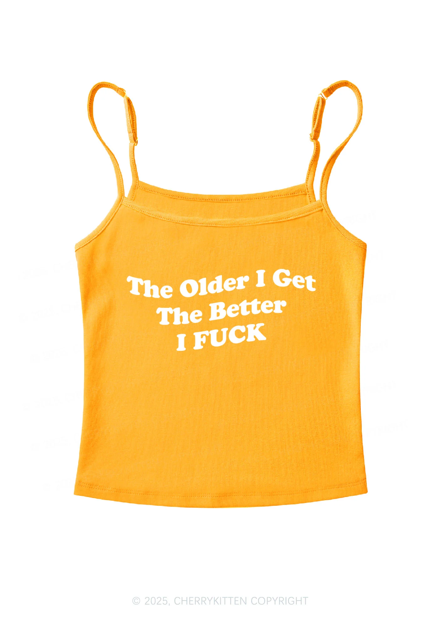 Older Get Better Fxxk Y2K Spaghetti Strap Cami Cherrykitten - Image 7