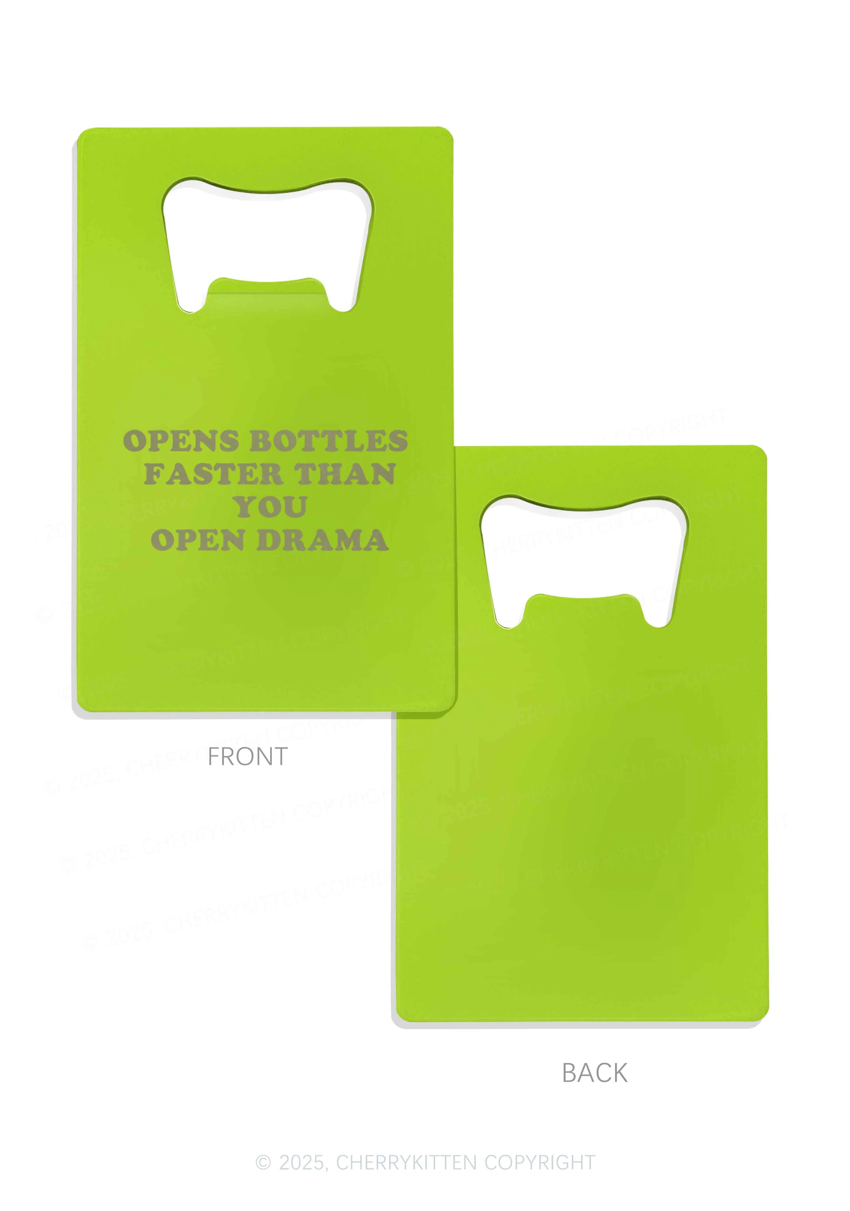 Open Drama Y2K Credit Card Bottle Openers Cherrykitten - Image 7