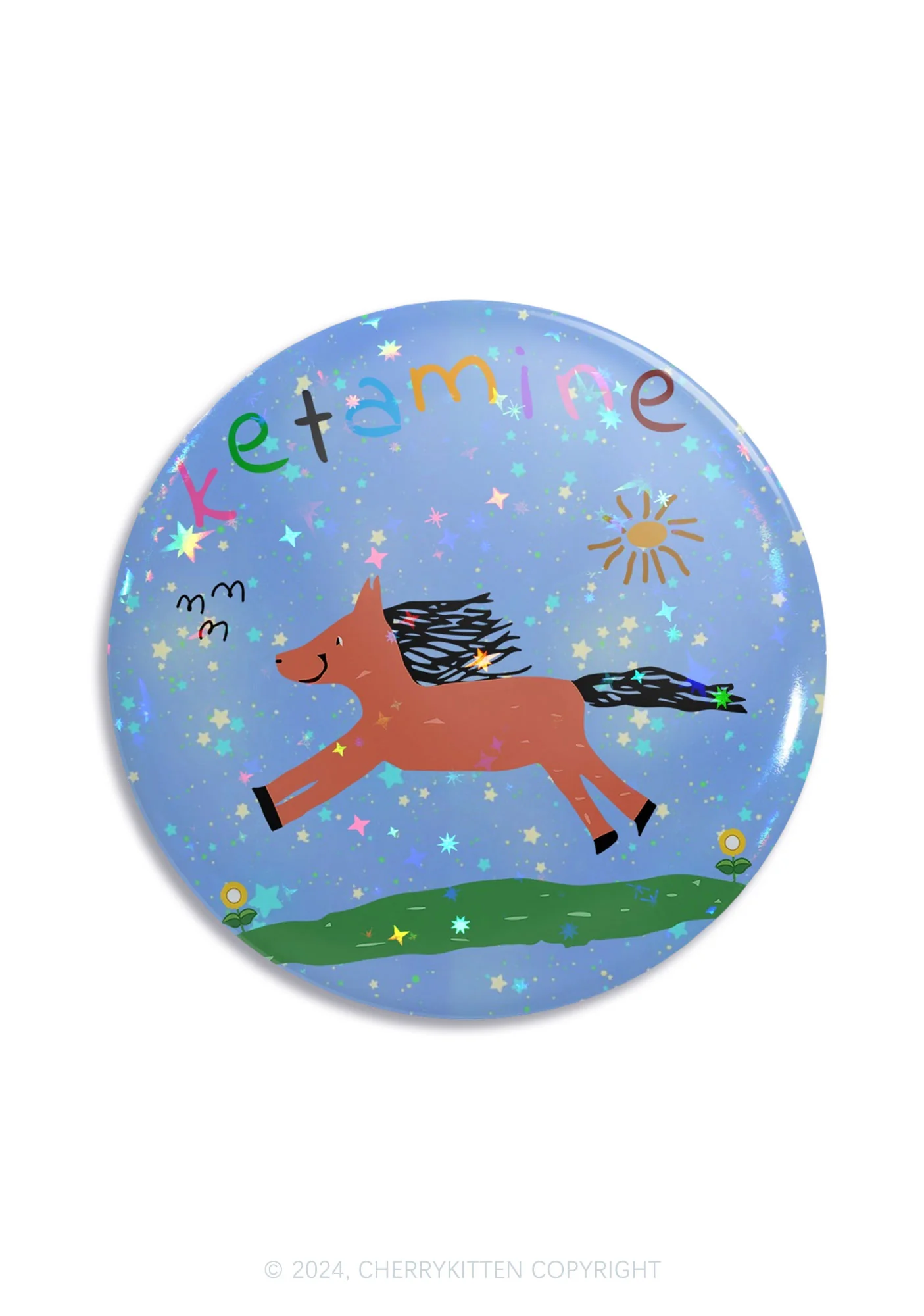 Orange K Pony 1Pc Y2K Pin Badge Cherrykitten - Image 7