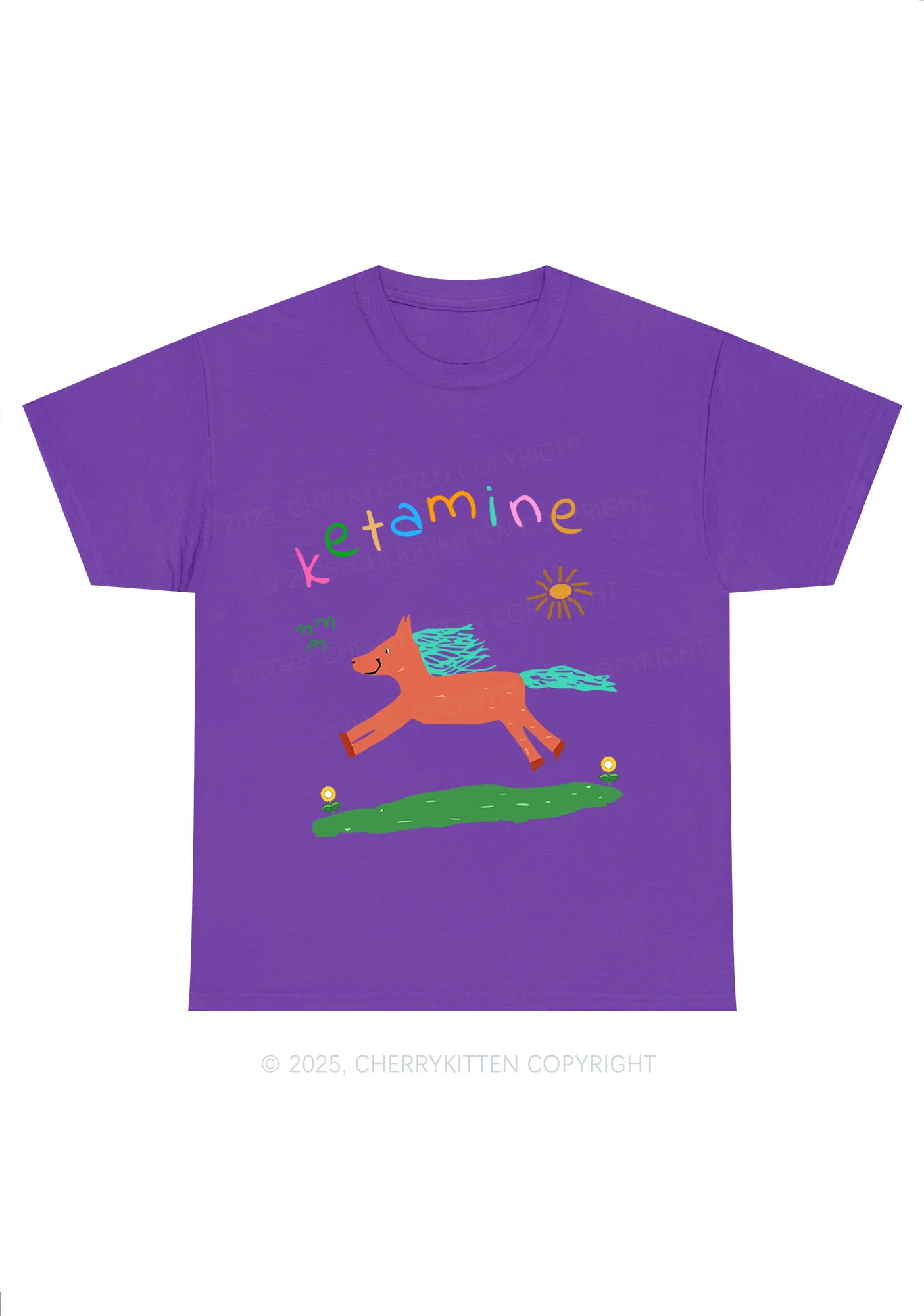 Orange K Pony Y2K Chunky Shirt Cherrykitten - Image 6