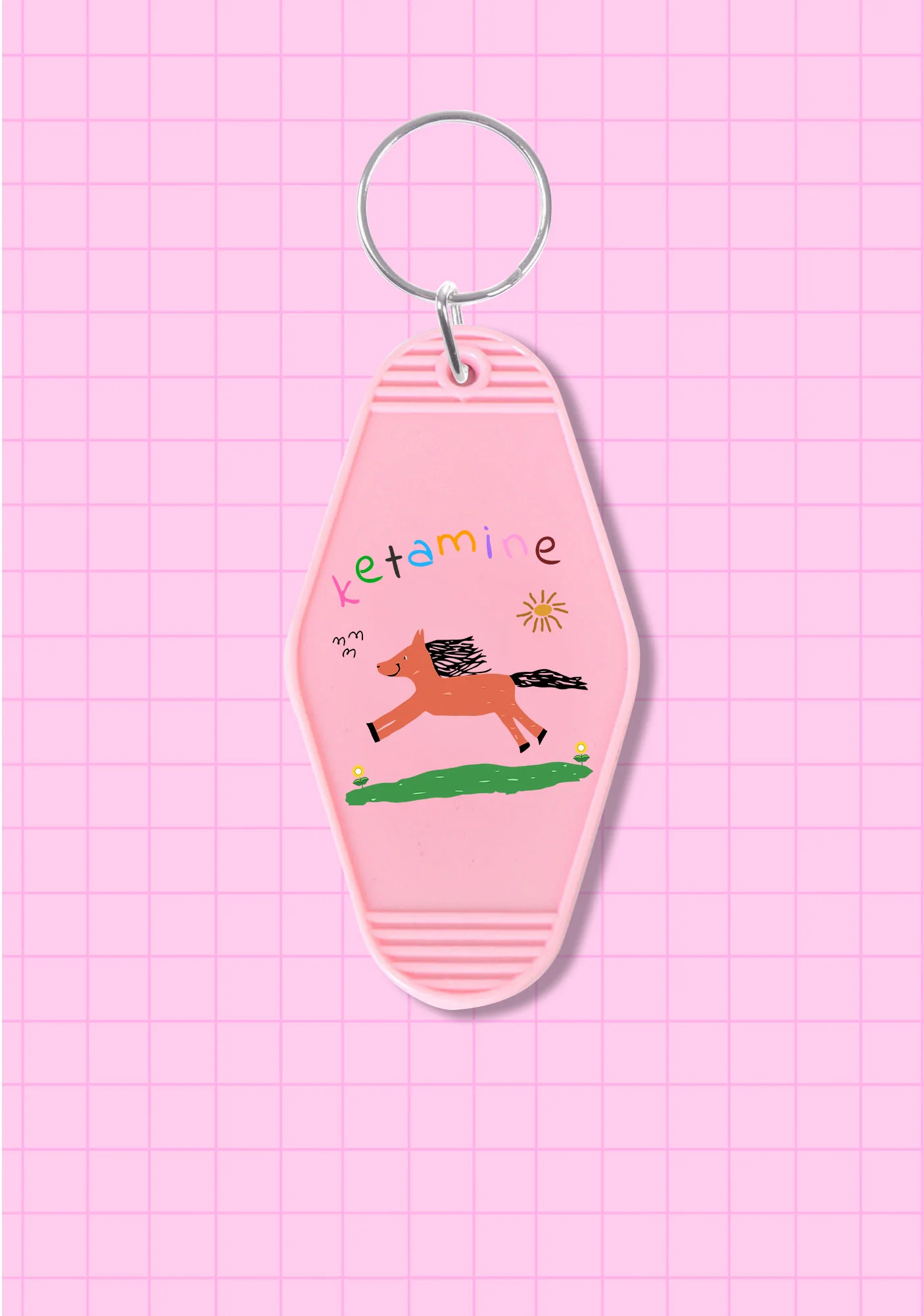 Orange Pony 1Pc Y2K Hotel Keychain Cherrykitten - Image 2