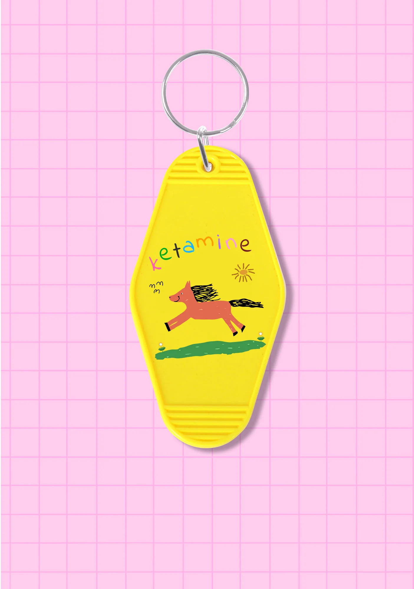 Orange Pony 1Pc Y2K Hotel Keychain Cherrykitten - Image 3