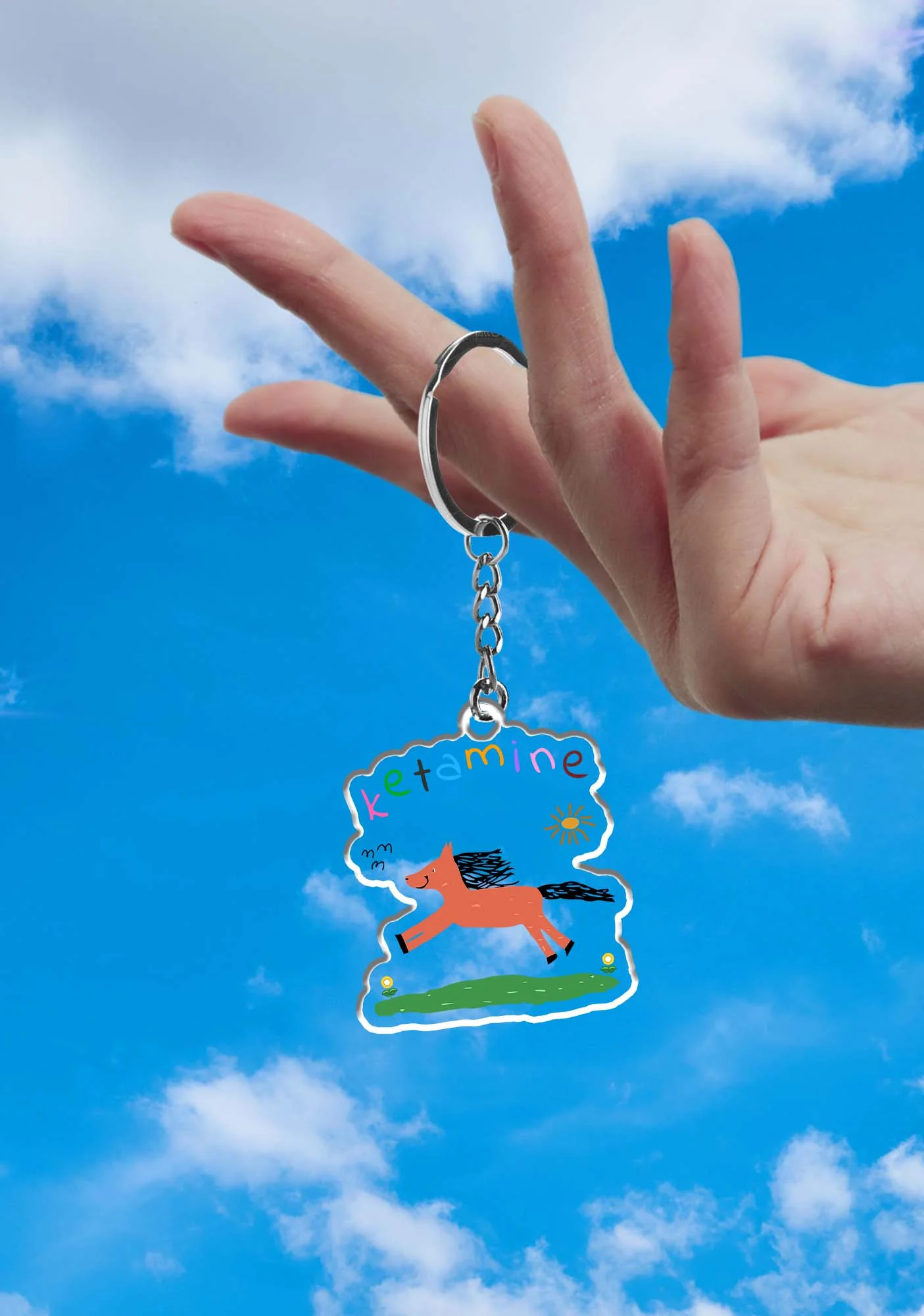 Orange Pony 1Pc Y2K Keychain Cherrykitten - Image 2