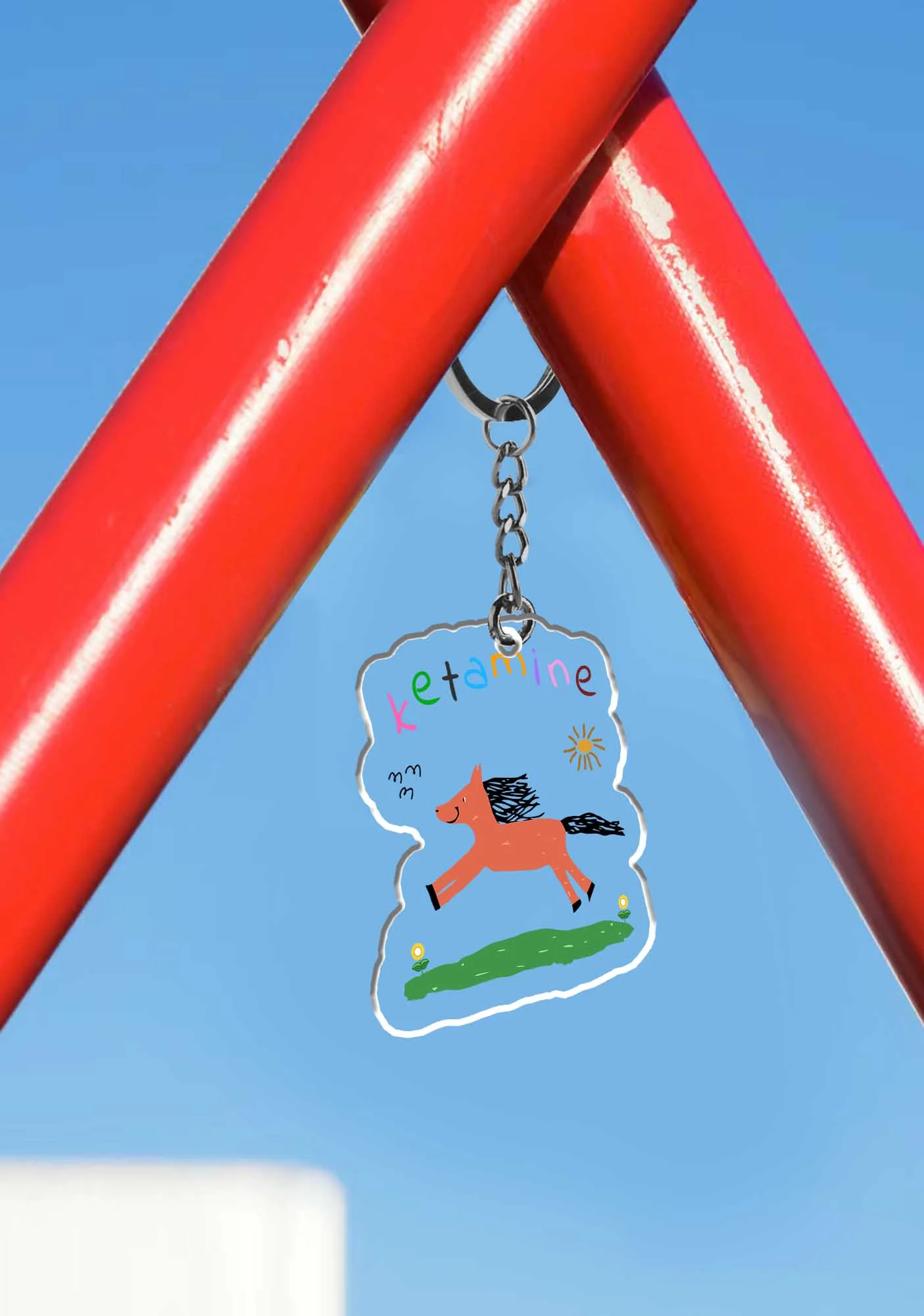 Orange Pony 1Pc Y2K Keychain Cherrykitten - Image 3