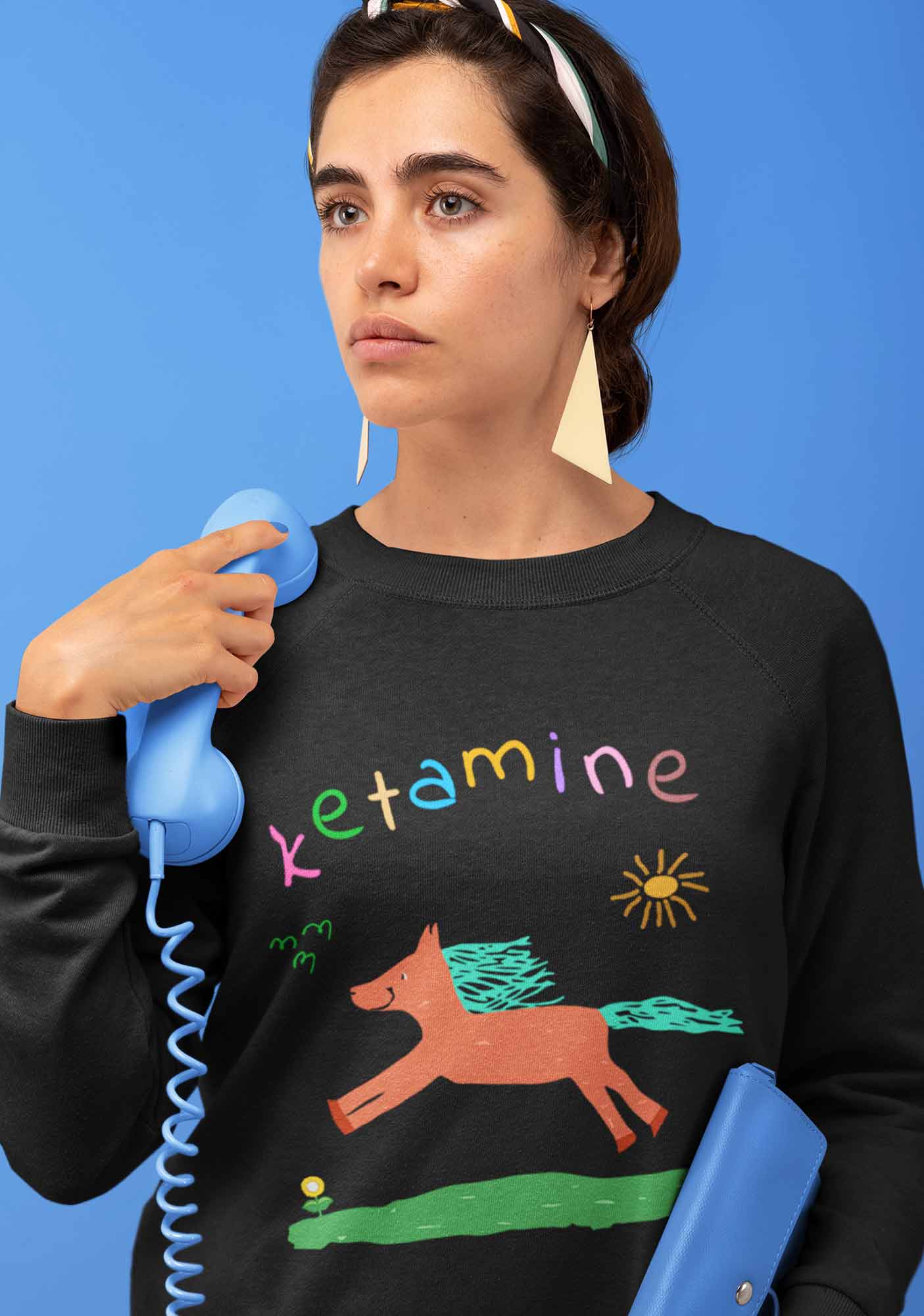 Orange Pony Y2K Sweatshirt - Image 3