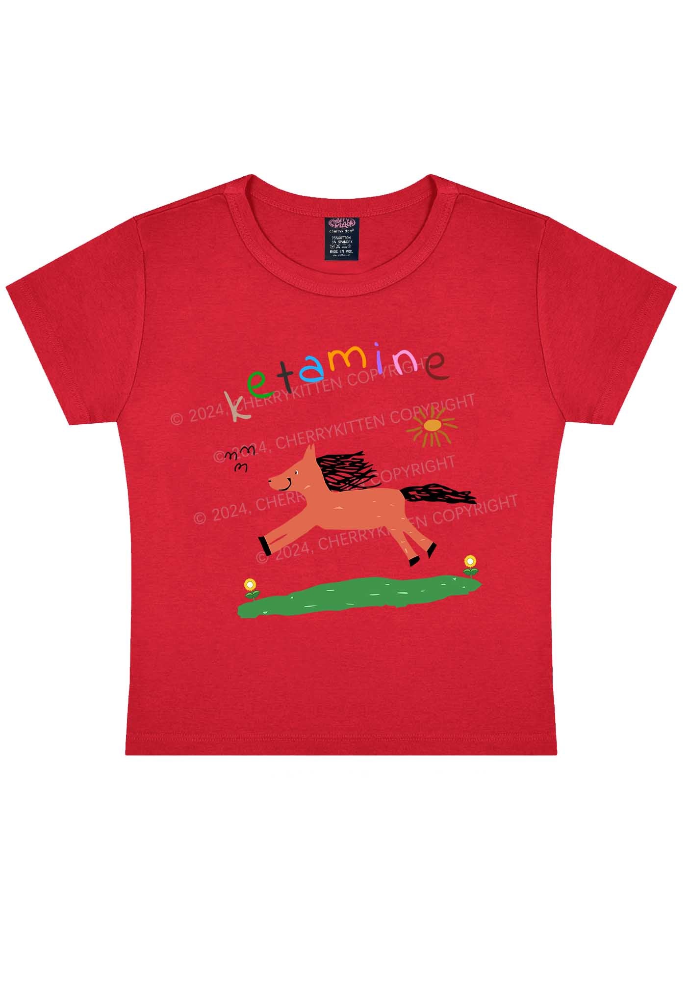 Orange Pony Y2K Baby Tee - Image 11