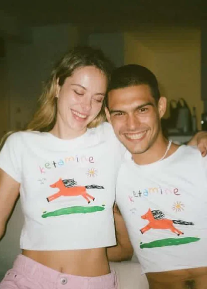 Orange Pony Y2K Baby Tee - Image 2