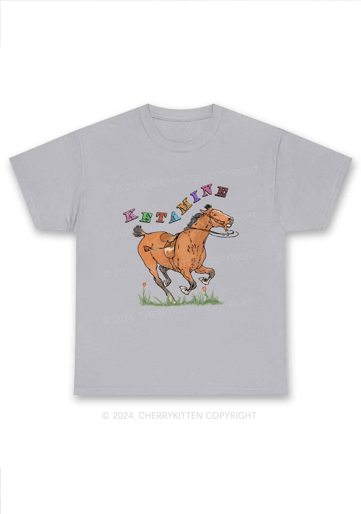 Orange Pony Y2K Chunky Shirt Cherrykitten - Image 5