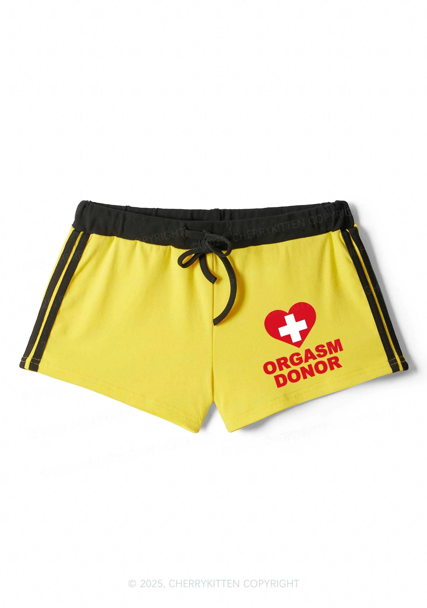 Orgxsm Donor Y2K Drawstring Mini Shorts Cherrykitten - Image 2