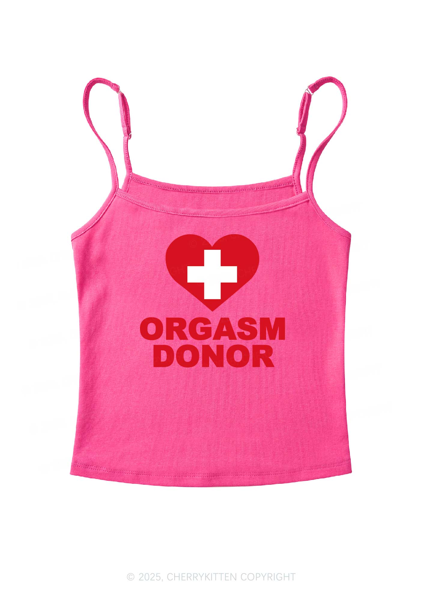 Orgxsm Donor Y2K Spaghetti Strap Cami Cherrykitten - Image 5