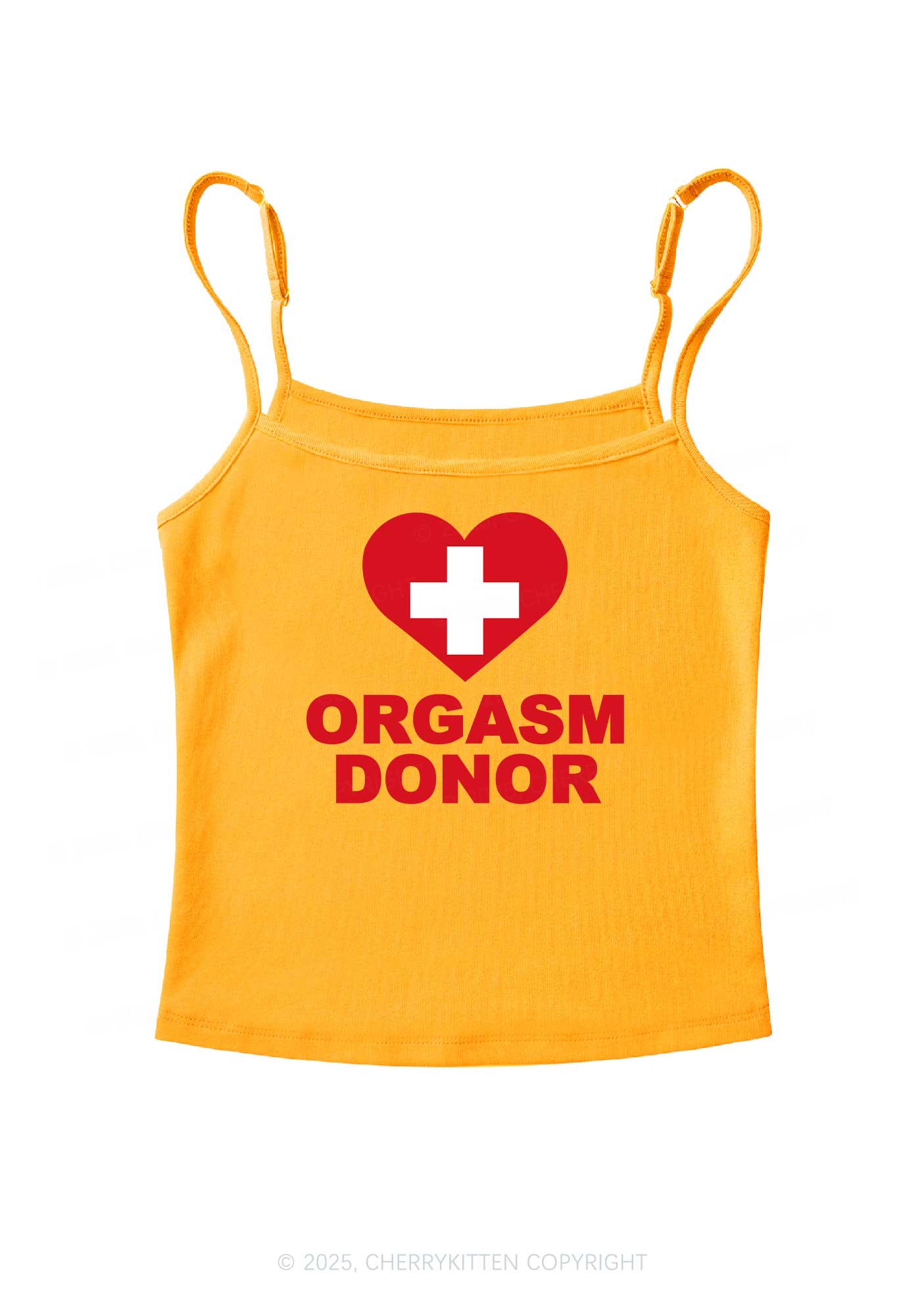 Orgxsm Donor Y2K Spaghetti Strap Cami Cherrykitten - Image 6