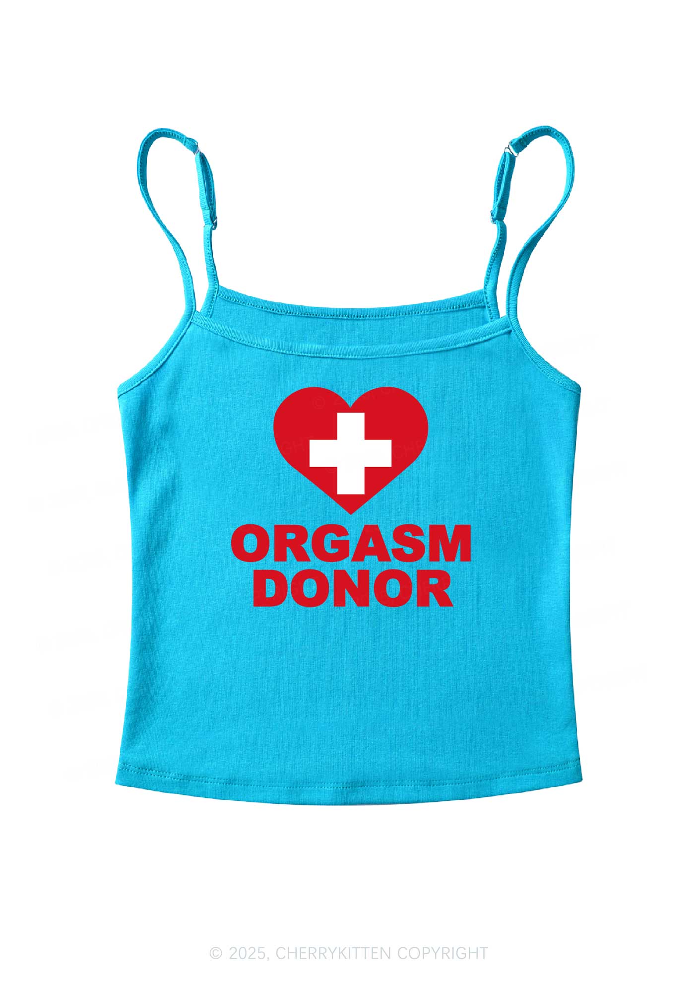 Orgxsm Donor Y2K Spaghetti Strap Cami Cherrykitten - Image 7