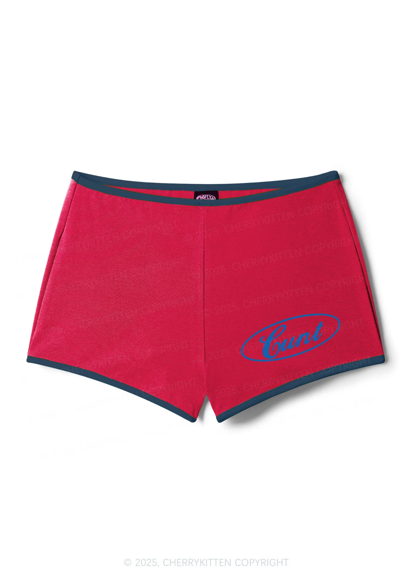 Oval Cxxt Y2K Contrast Mini Shorts Cherrykitten - Image 3
