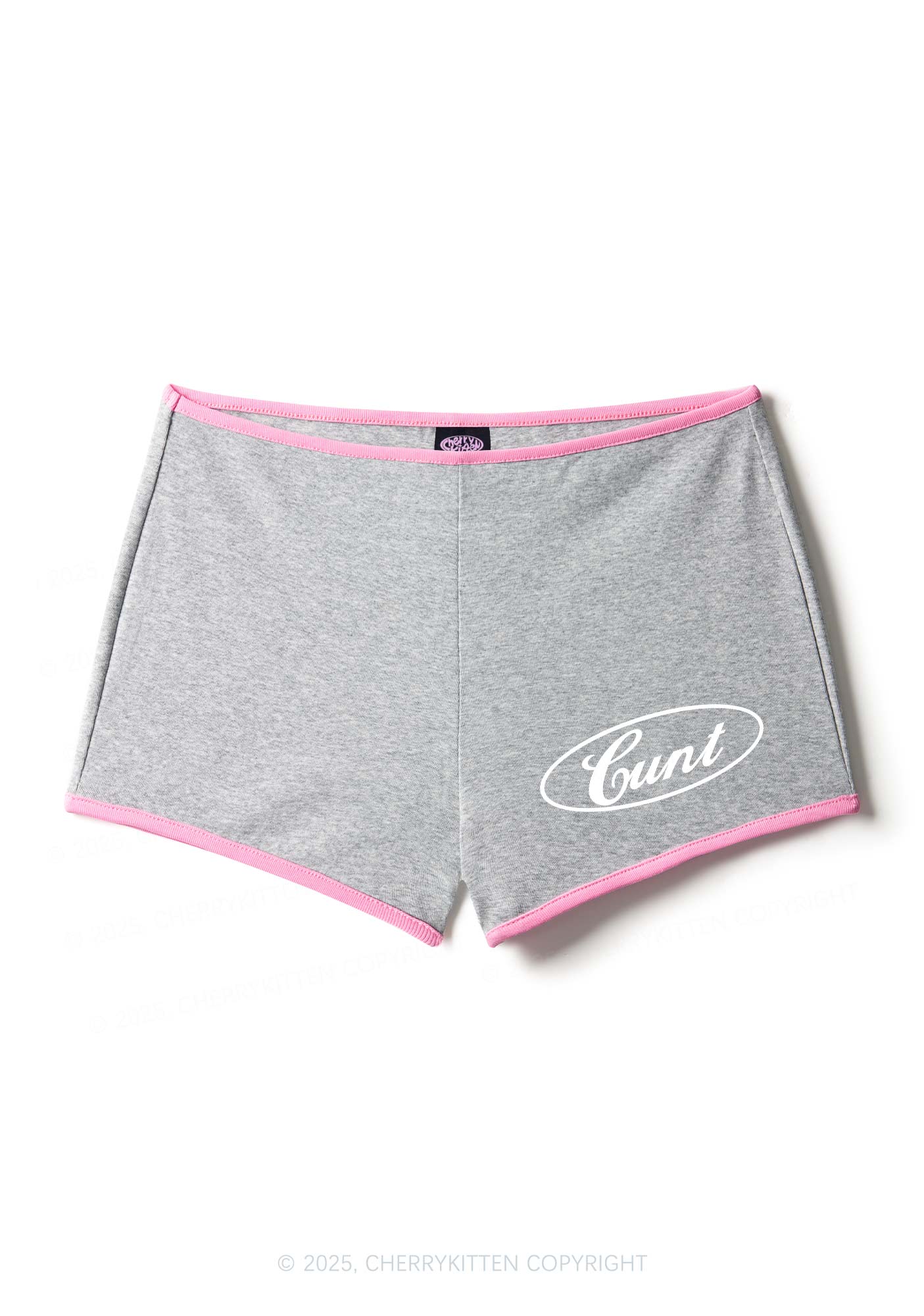 Oval Cxxt Y2K Contrast Mini Shorts Cherrykitten - Image 4