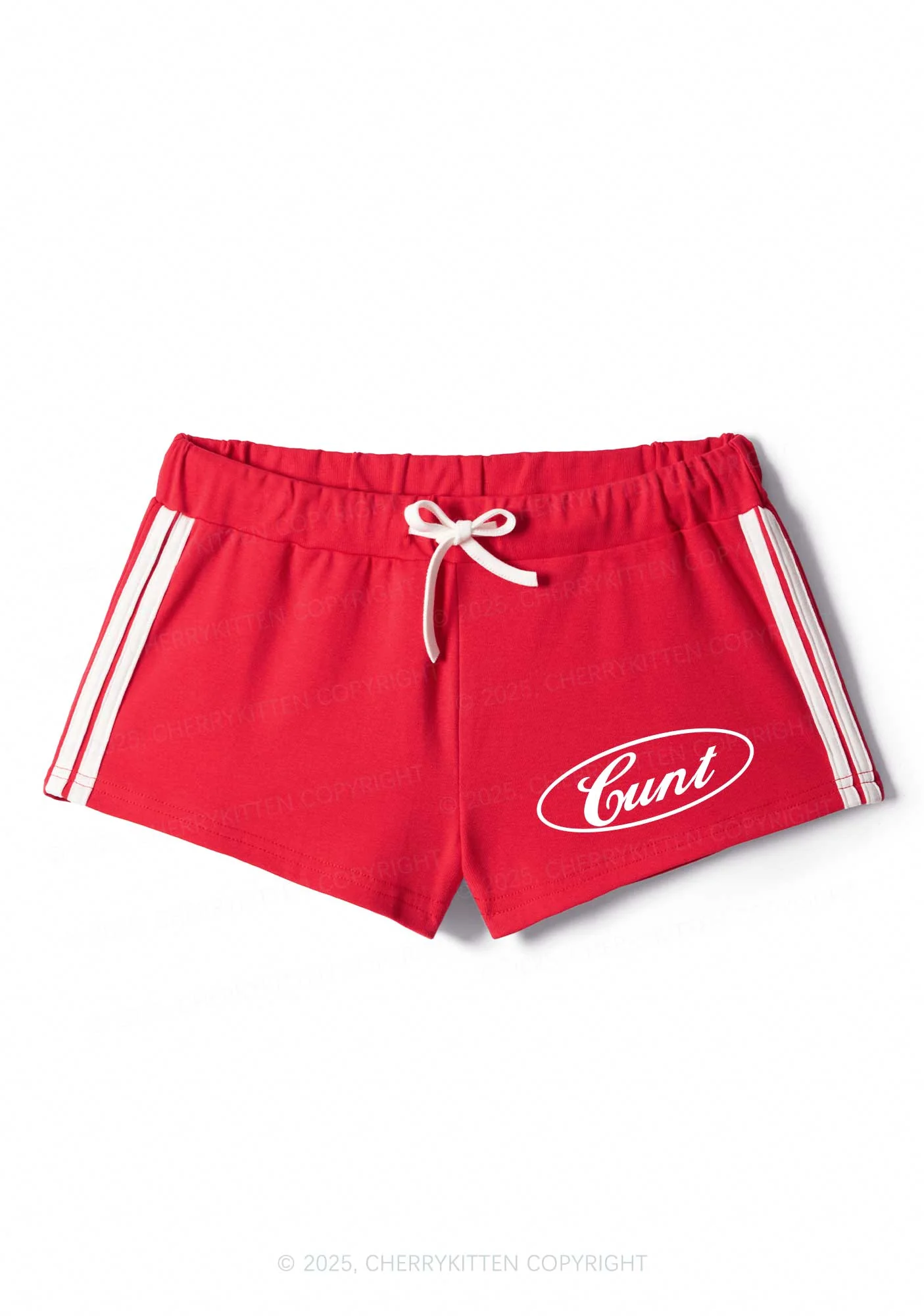Oval Cxxt Y2K Drawstring Mini Shorts Cherrykitten - Image 3