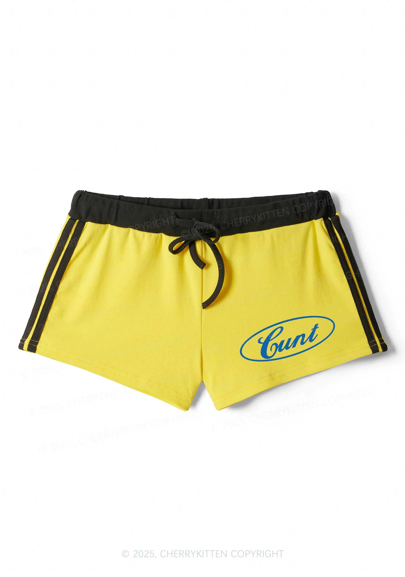 Oval Cxxt Y2K Drawstring Mini Shorts Cherrykitten - Image 4
