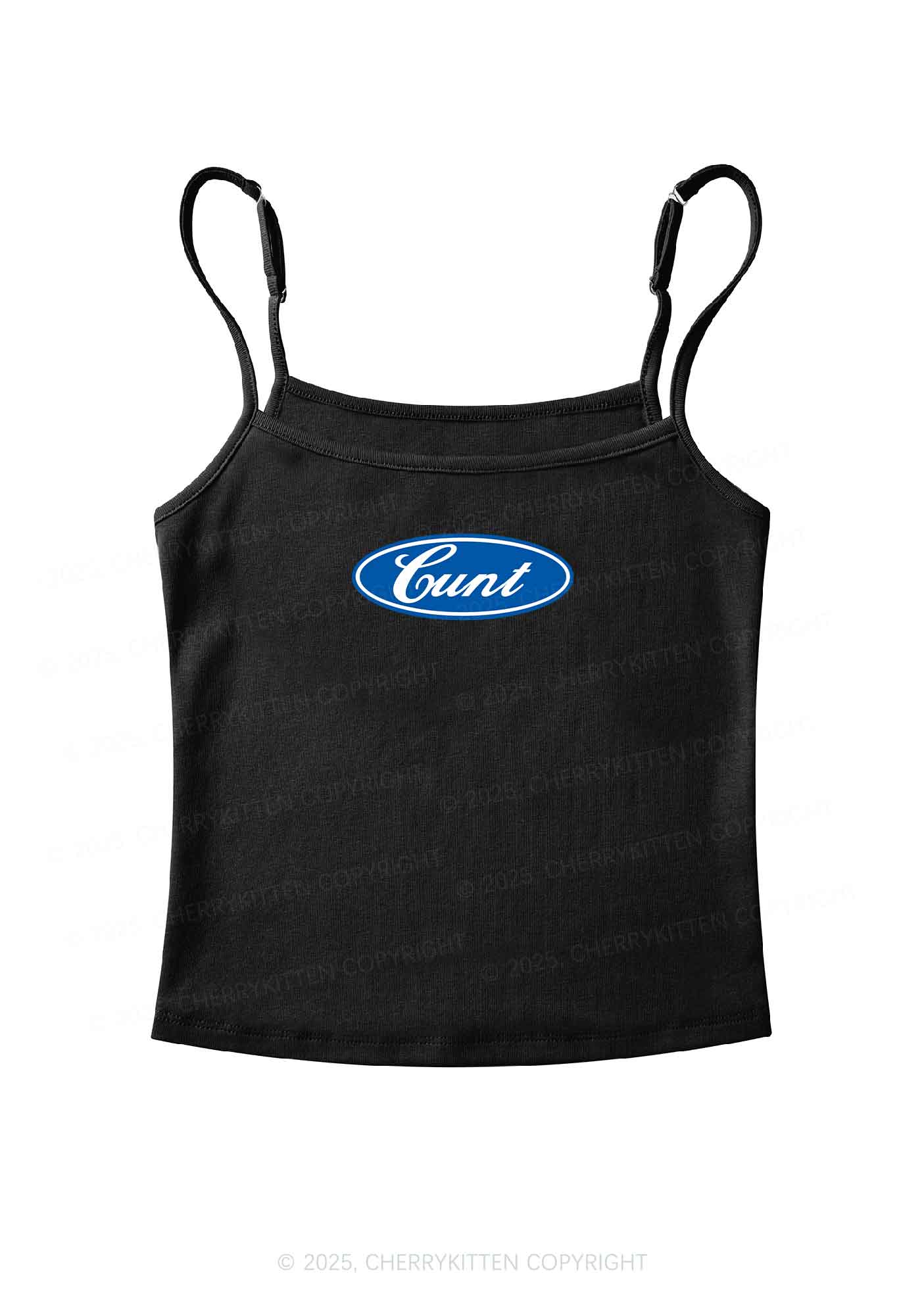 Oval Cxxt Y2K Spaghetti Strap Cami Cherrykitten - Image 3